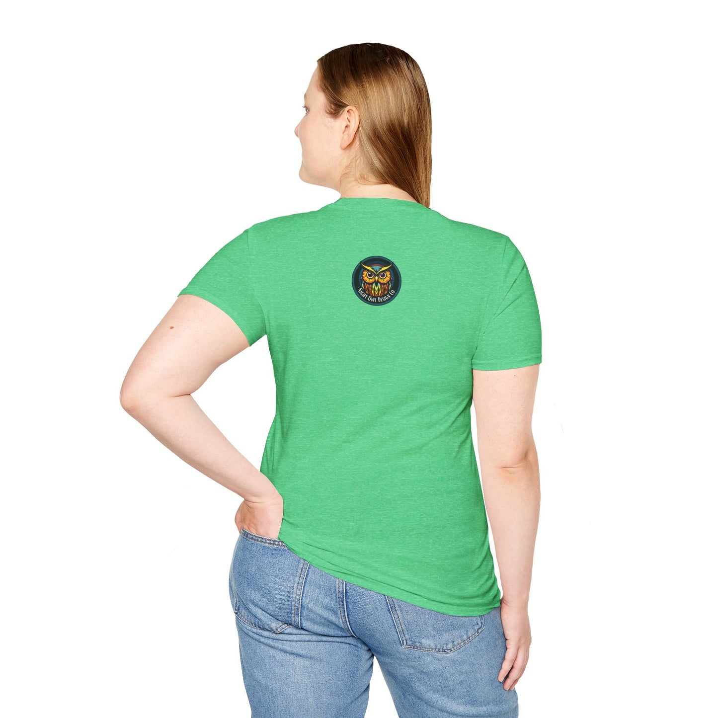 Bolts Owl logo Unisex T-Shirt - Night Owl Design Co Brand