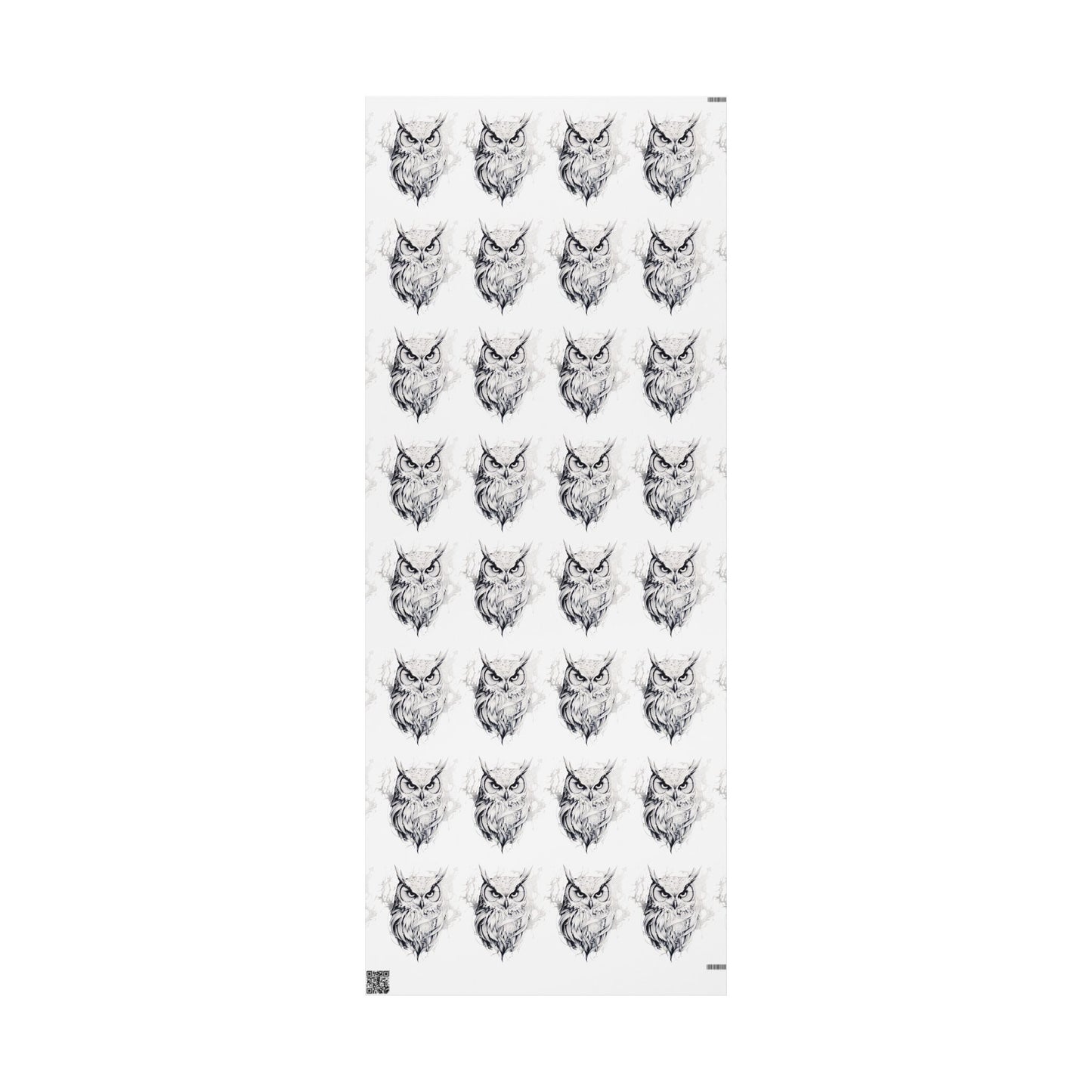 Artistic Owl Wrapping Paper, Unique Gift Wrap for All Occasions, Eco-Friendly, Decorative Paper for Birthdays, Holidays, Showers