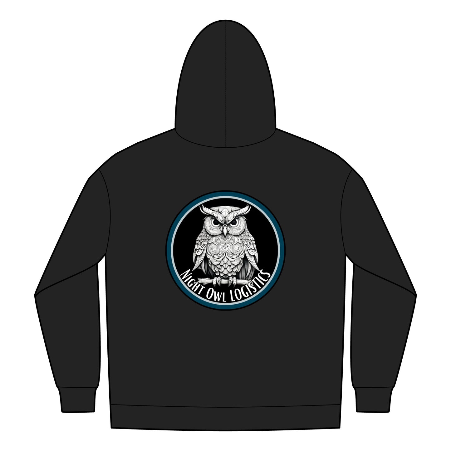 Night Owl Logistics Hoodie - Unisex Full-Zip Sweatshirt