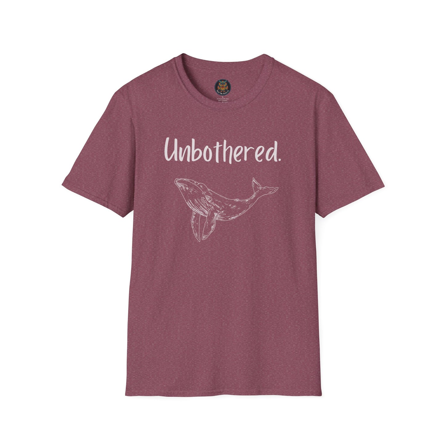 Unbothered T-Shirt for Laid-back Vibes and Casual Wear Gift for Friends, Relaxed Style, Motivational Apparel
