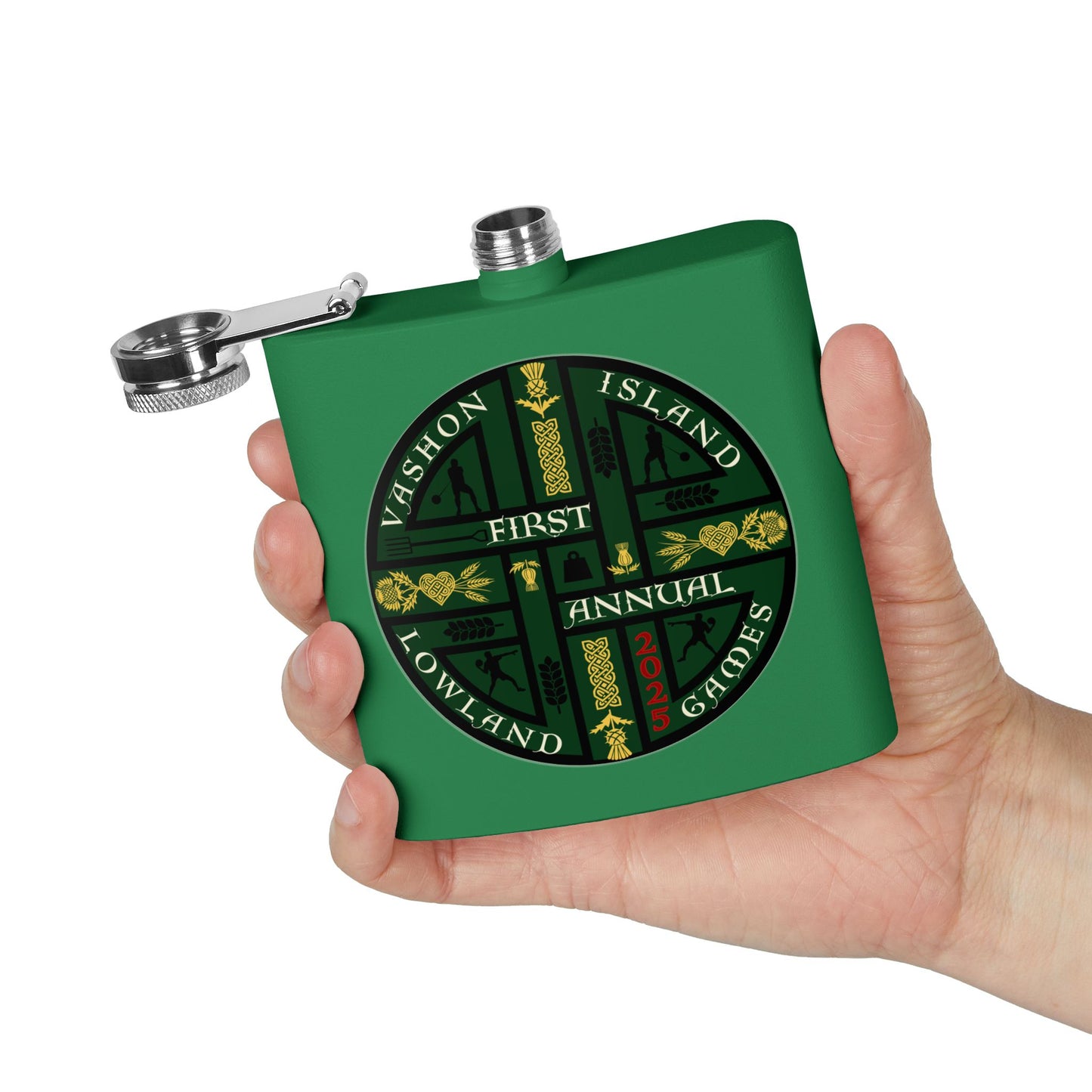 Flask Official Lowland Games Vashon Island Highland Games 2026