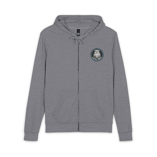Night Owl Logistics Hoodie - Unisex Full-Zip Sweatshirt