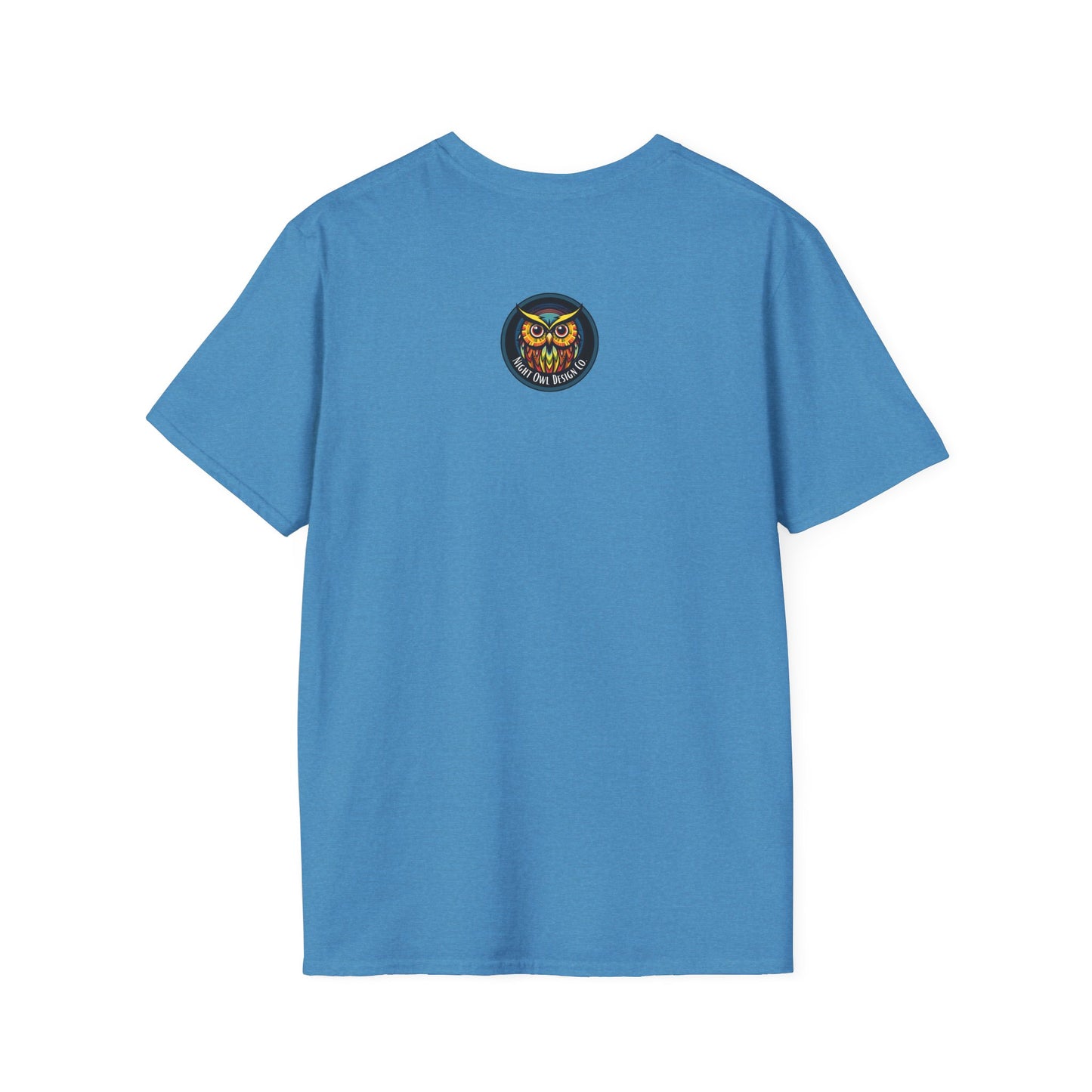 Bolts Owl logo Unisex T-Shirt - Night Owl Design Co Brand