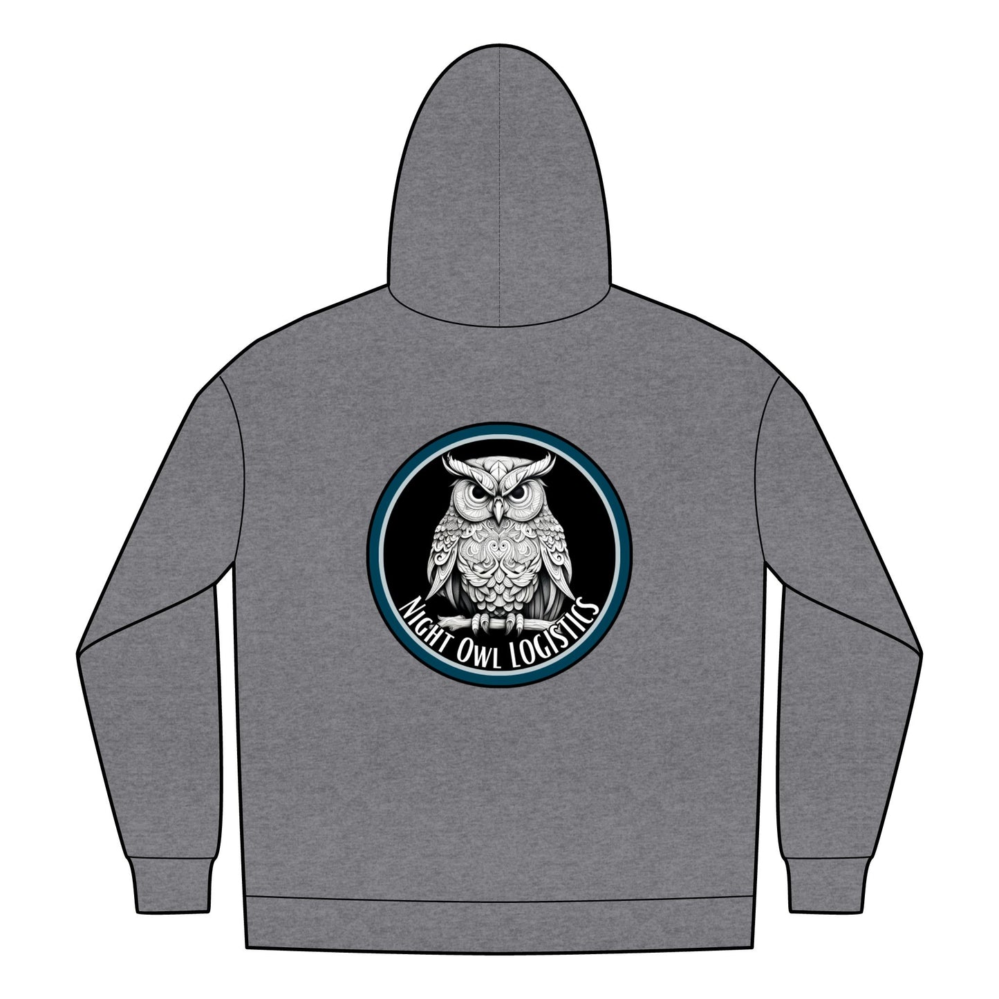 Night Owl Logistics Hoodie - Unisex Full-Zip Sweatshirt