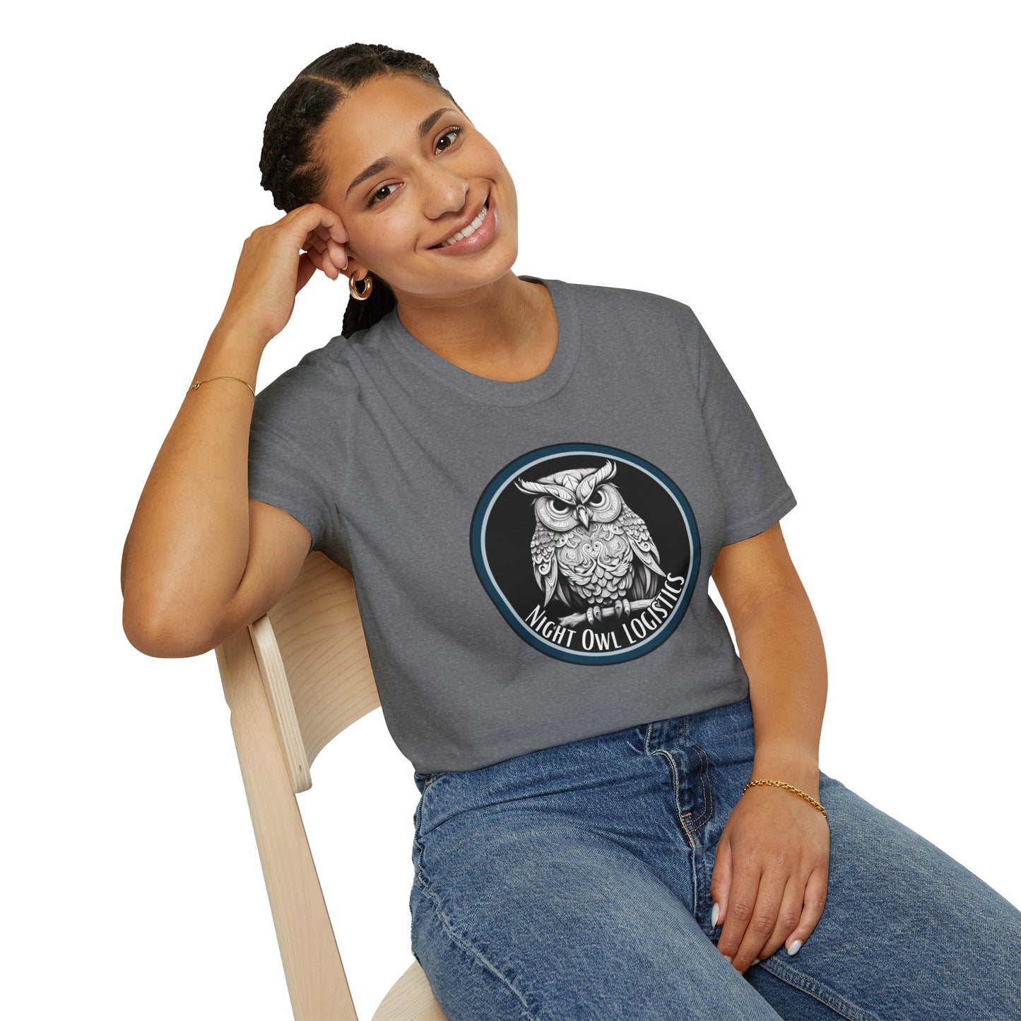 Night Owl Logistics Logo Unisex Tee