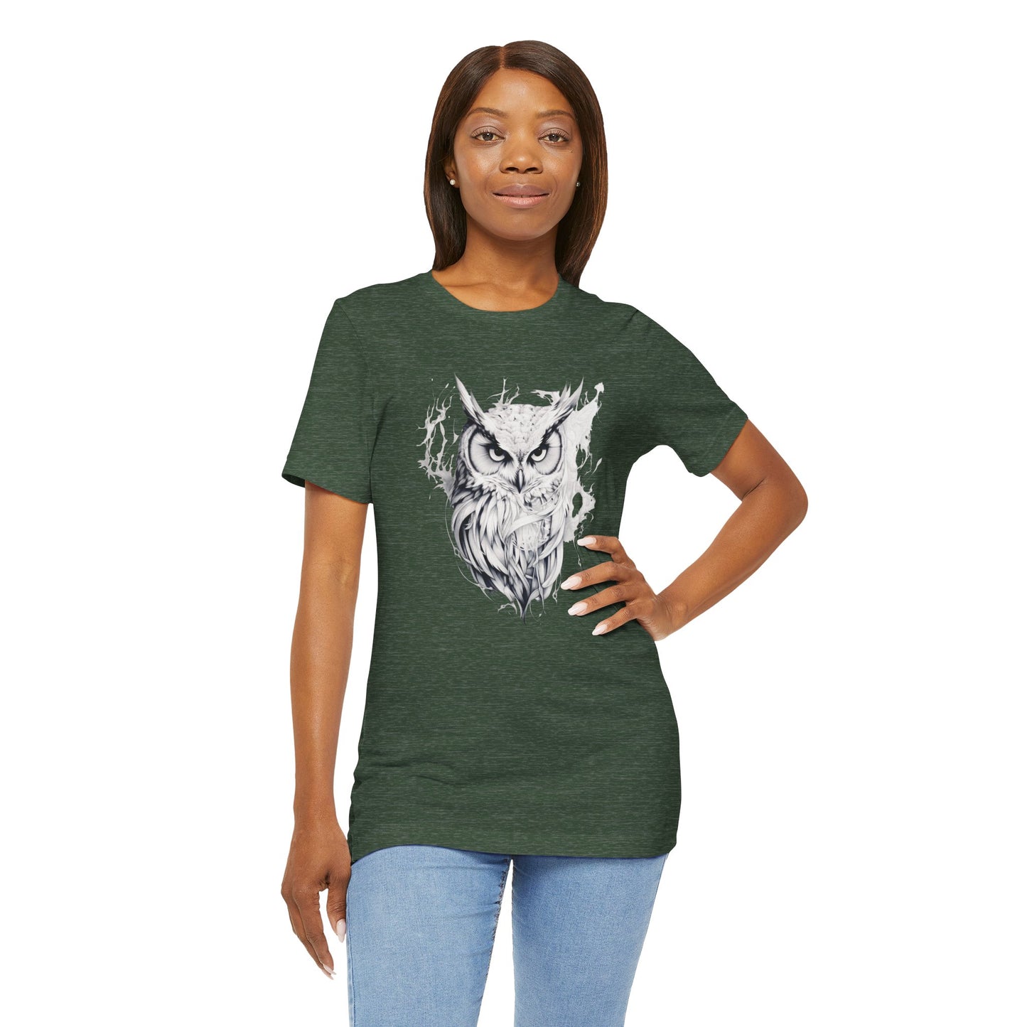 Owl Splash Tee - Unisex Jersey Short Sleeve