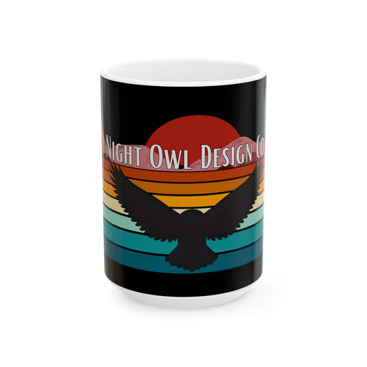 Mountain Coffee Mug Retro