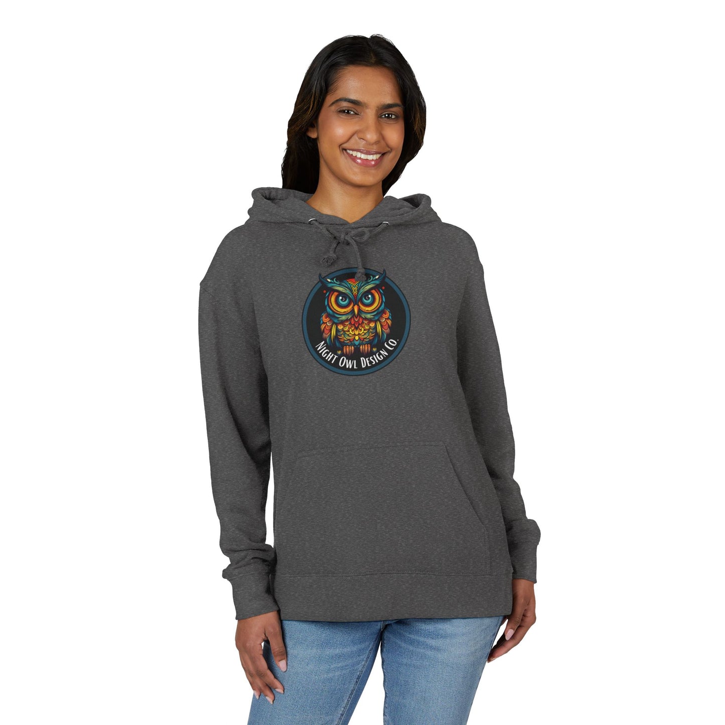Night Owl Design Co Logo Unisex French Terry