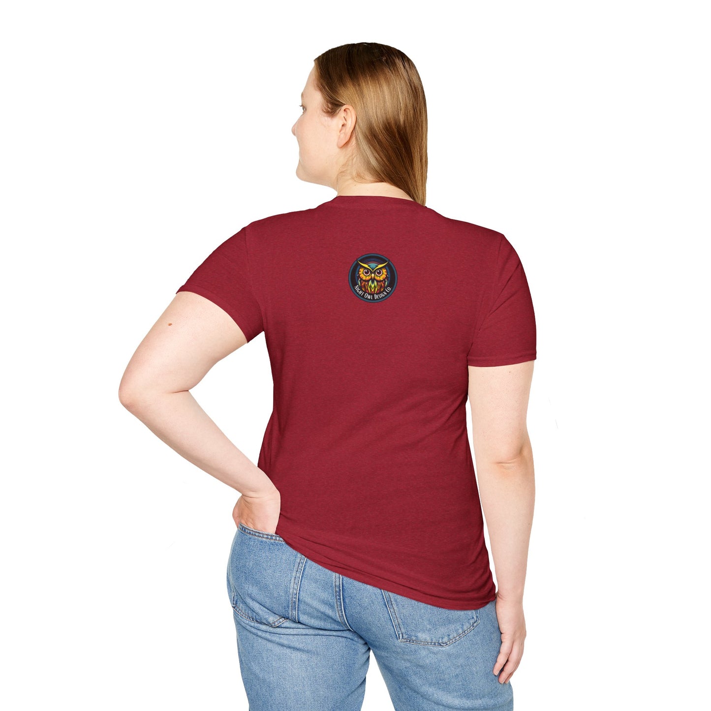 Bolts Owl logo Unisex T-Shirt - Night Owl Design Co Brand