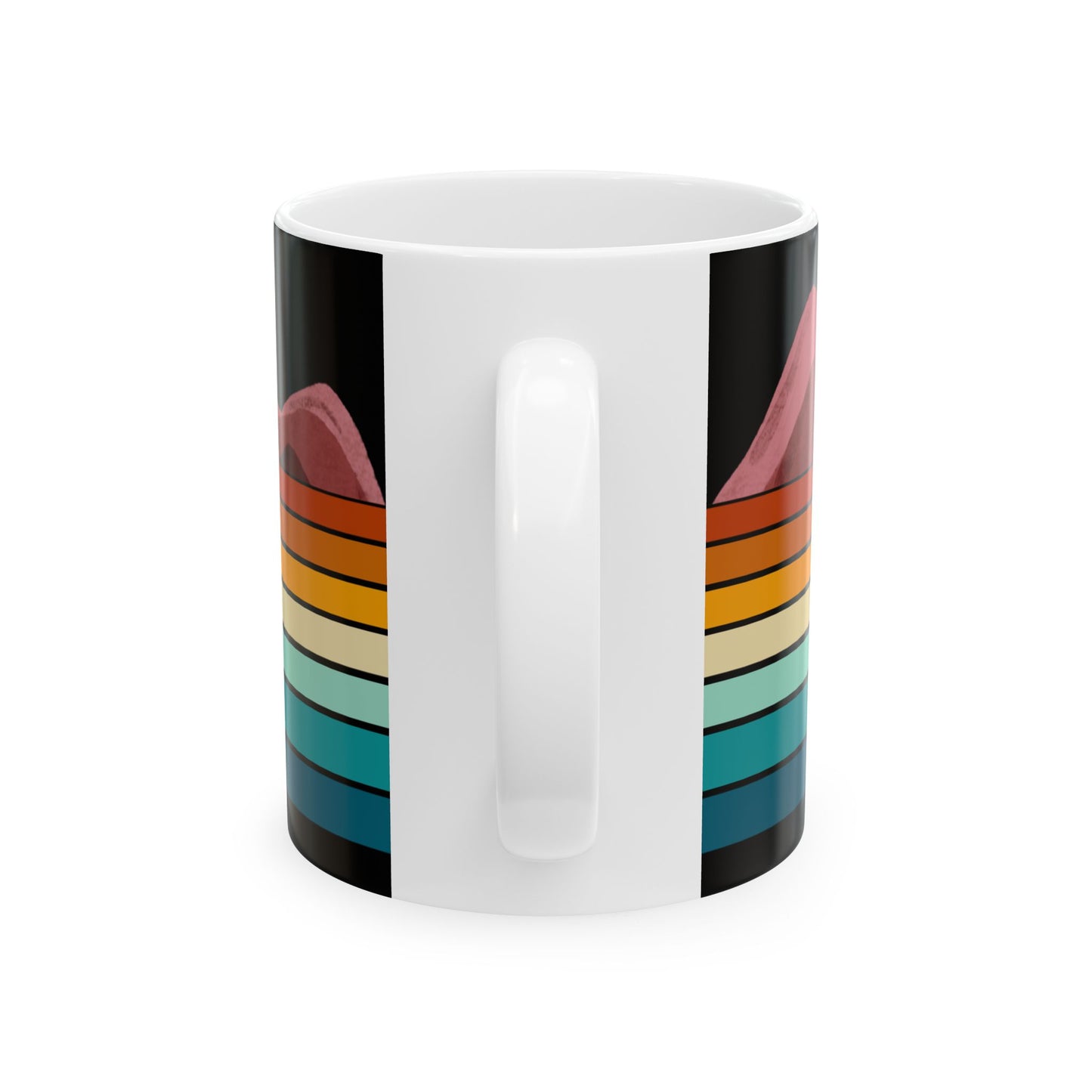 Mountain Coffee Mug Retro