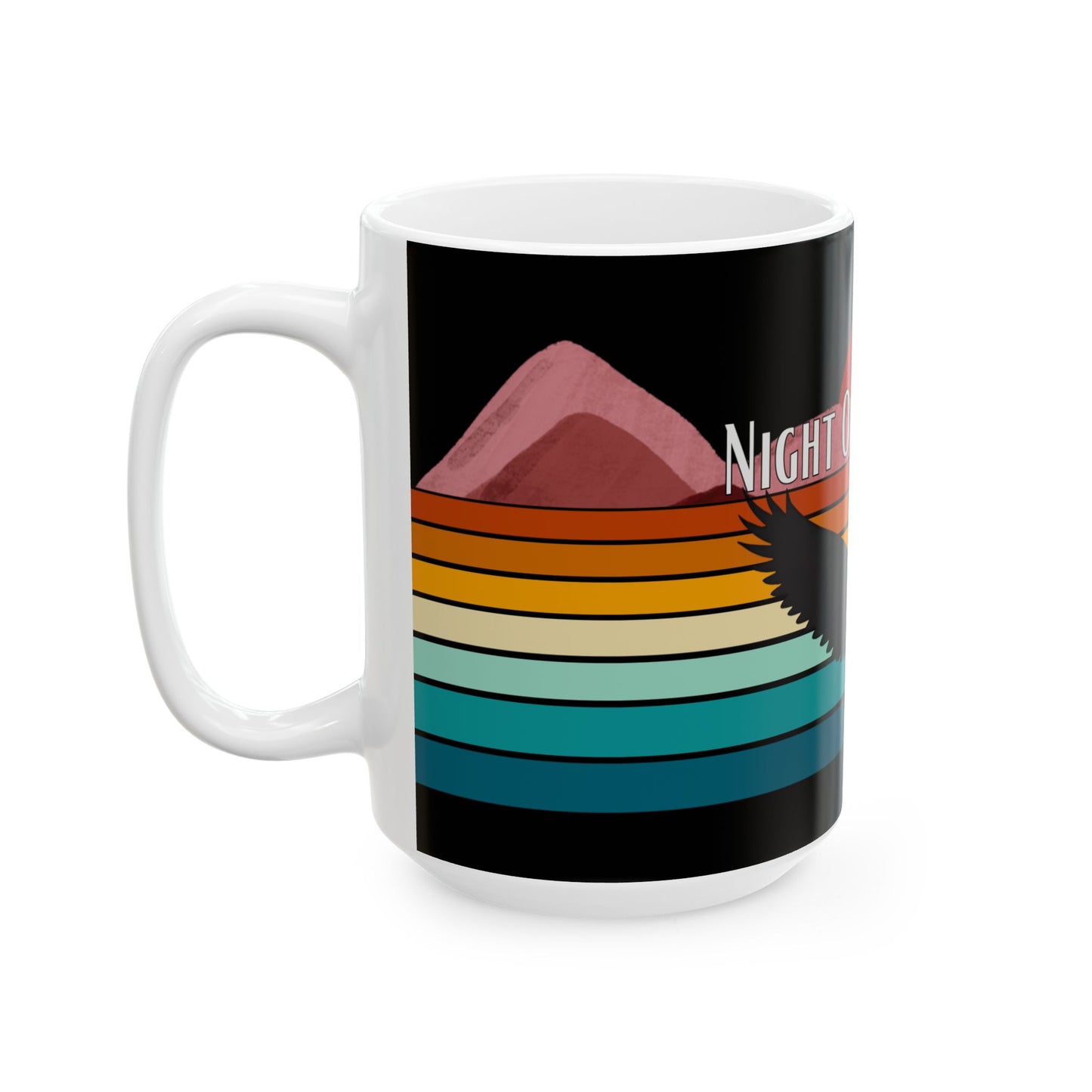 Mountain Coffee Mug Retro