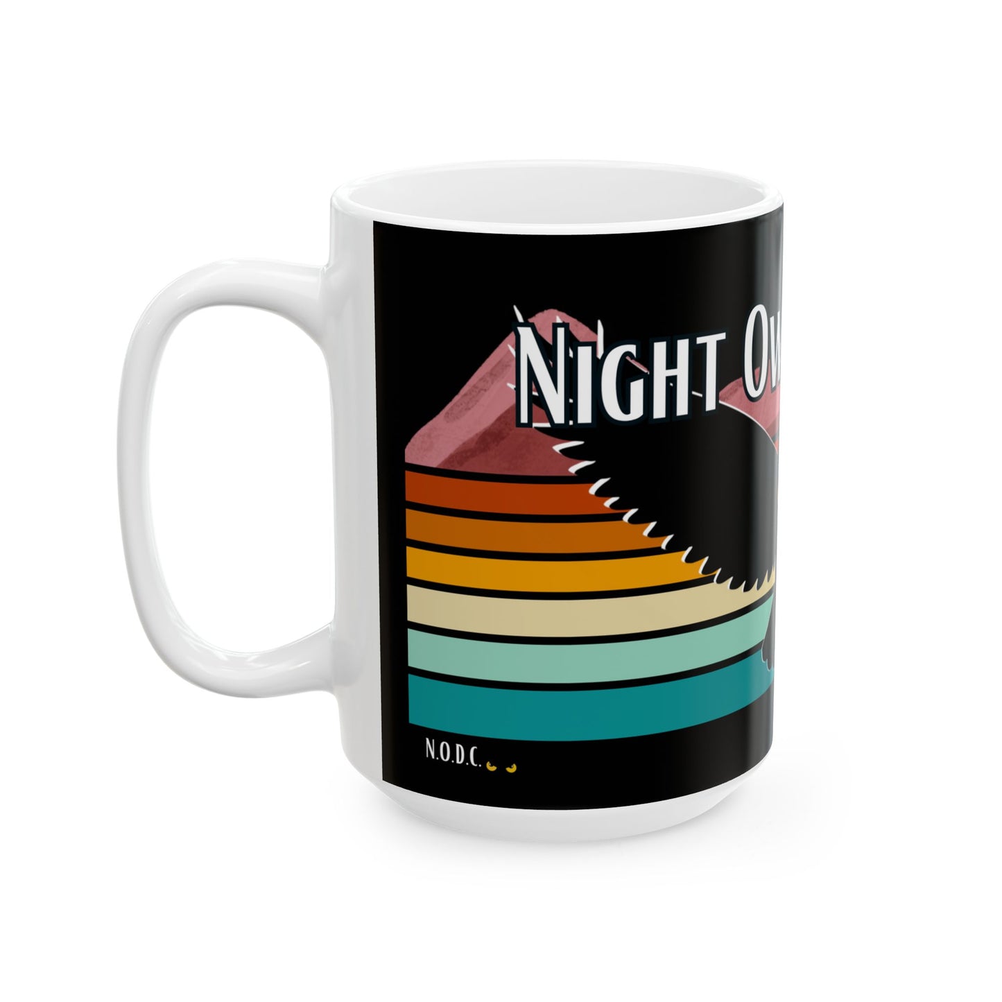 Night Owl Design Co. logo Coffee mug