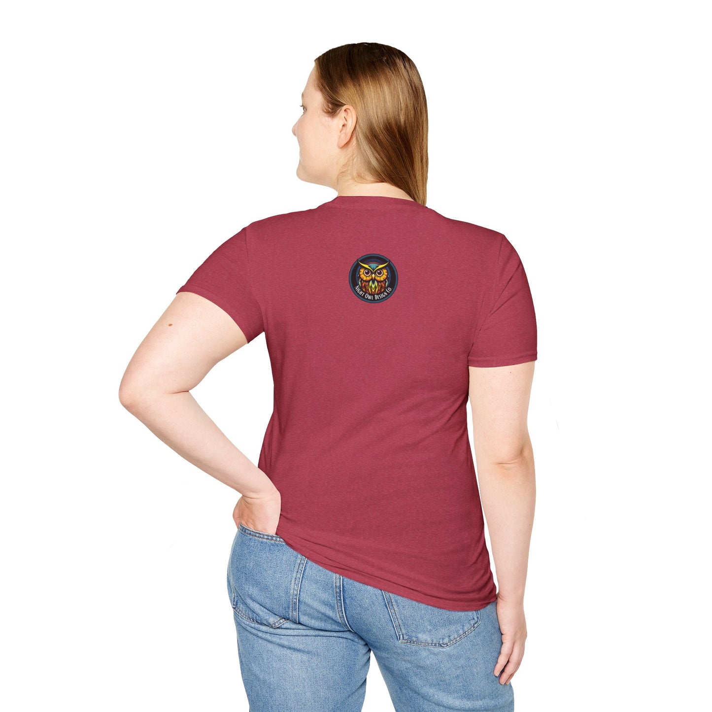 Bolts Owl logo Unisex T-Shirt - Night Owl Design Co Brand