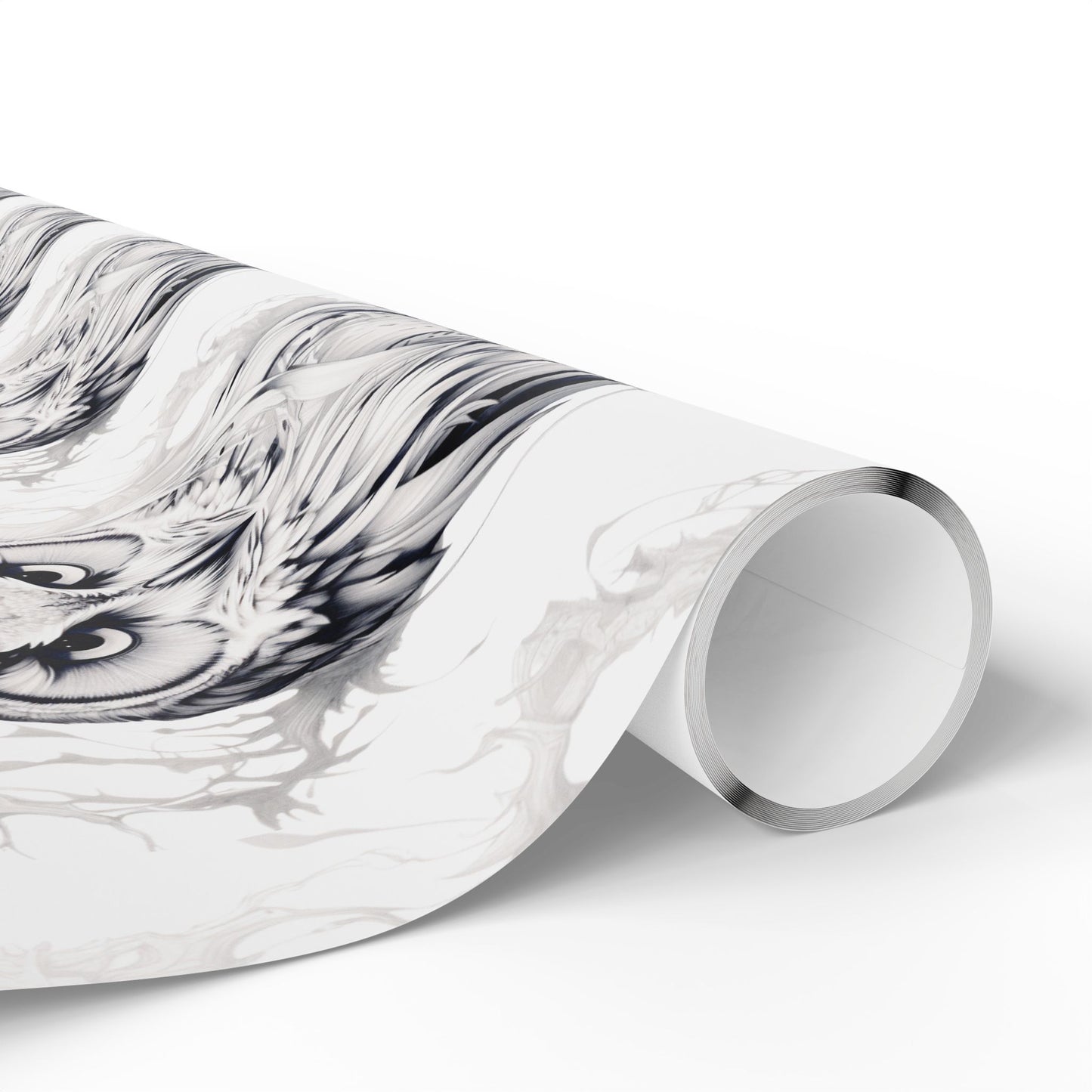 Artistic Owl Wrapping Paper, Unique Gift Wrap for All Occasions, Eco-Friendly, Decorative Paper for Birthdays, Holidays, Showers