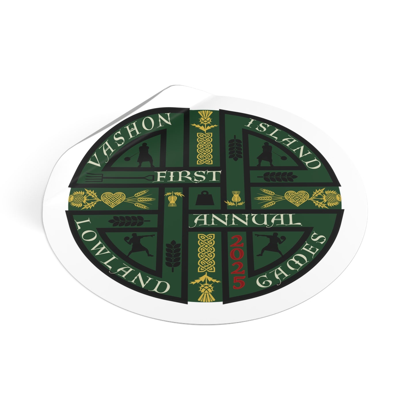 Vinyl Stickers | Vashon Island Lowland Games 2025