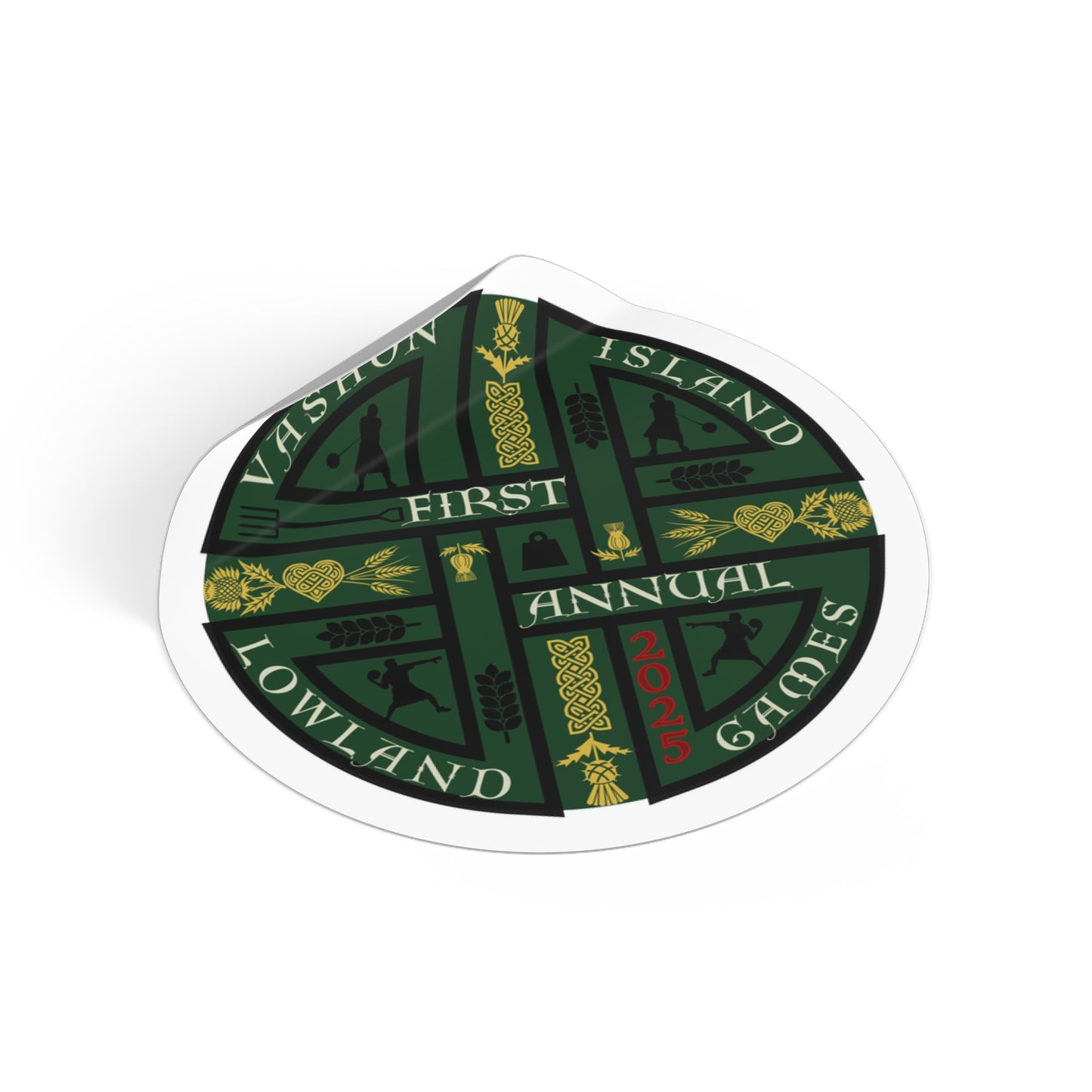 Vinyl Stickers | Vashon Island Lowland Games 2025