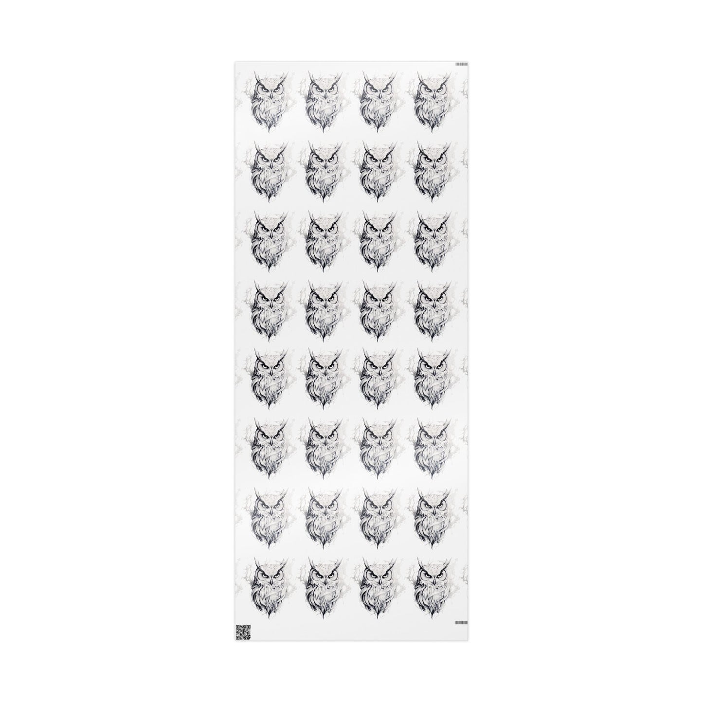 Artistic Owl Wrapping Paper, Unique Gift Wrap for All Occasions, Eco-Friendly, Decorative Paper for Birthdays, Holidays, Showers