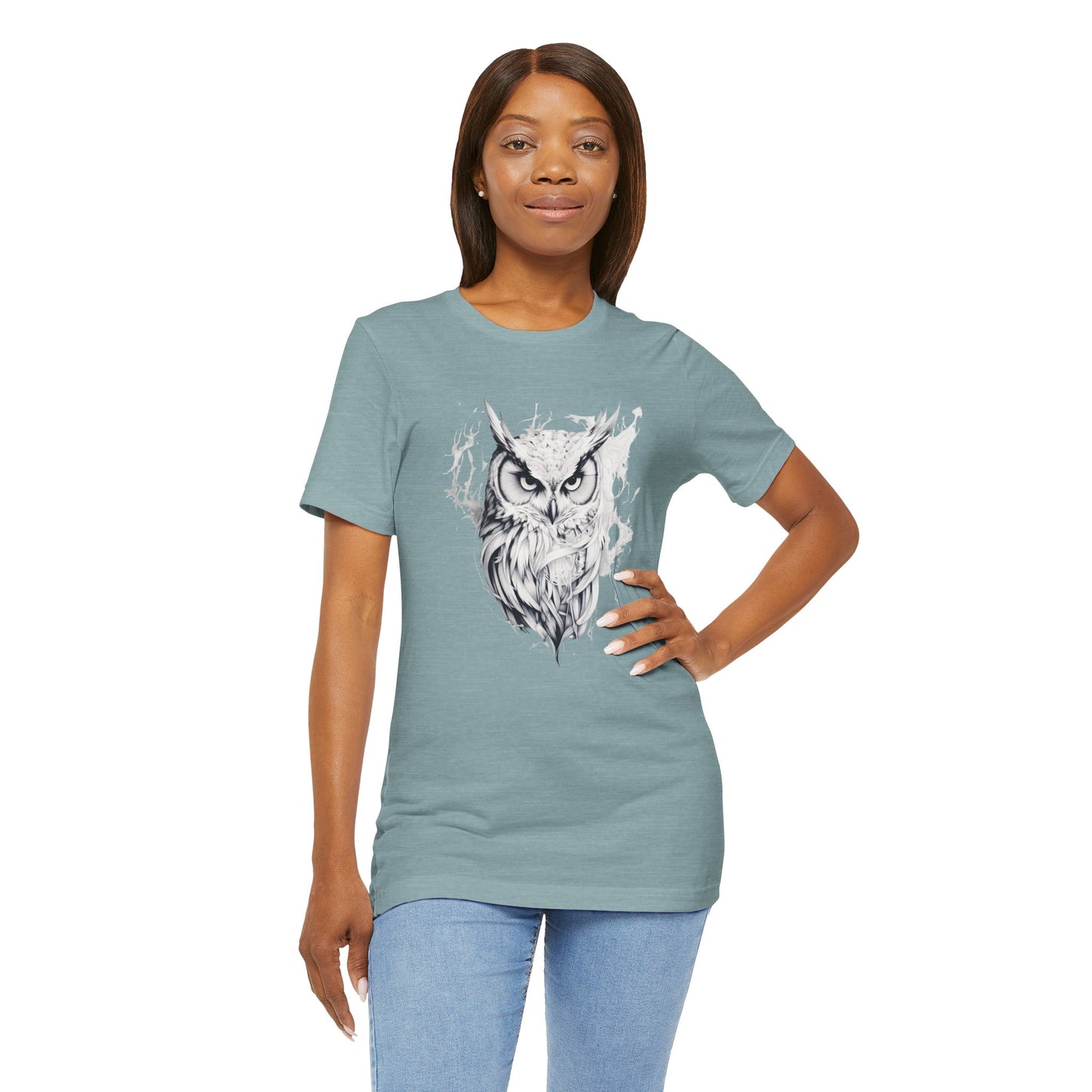 Owl Splash Tee - Unisex Jersey Short Sleeve