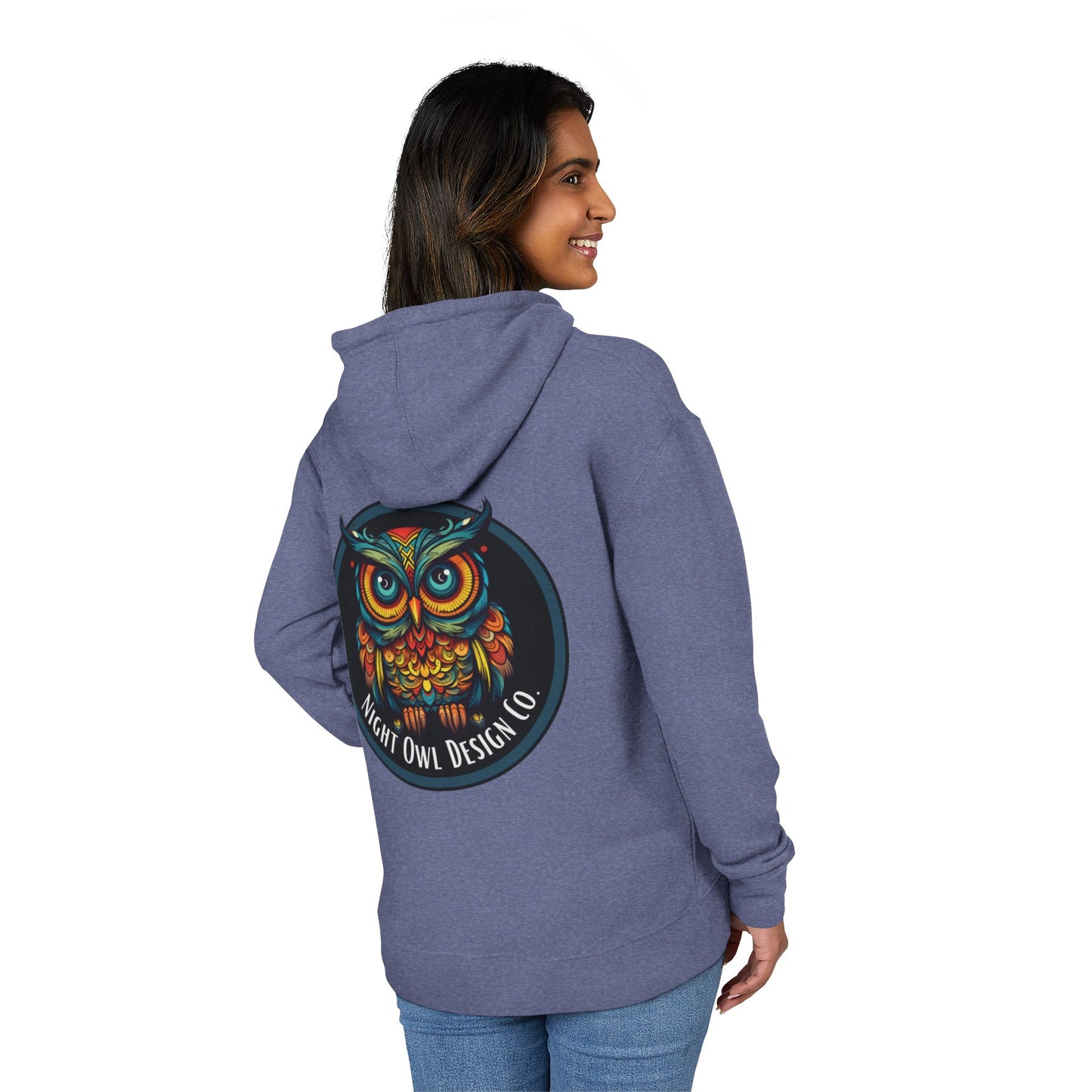 Night Owl Design Co Logo Unisex French Terry