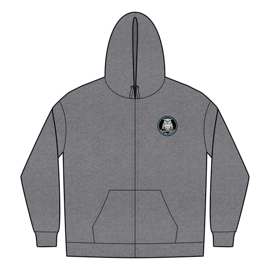 Night Owl Logistics Hoodie - Unisex Full-Zip Sweatshirt