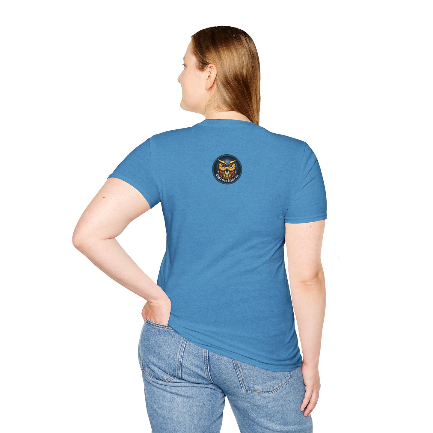 Bolts Owl logo Unisex T-Shirt - Night Owl Design Co Brand