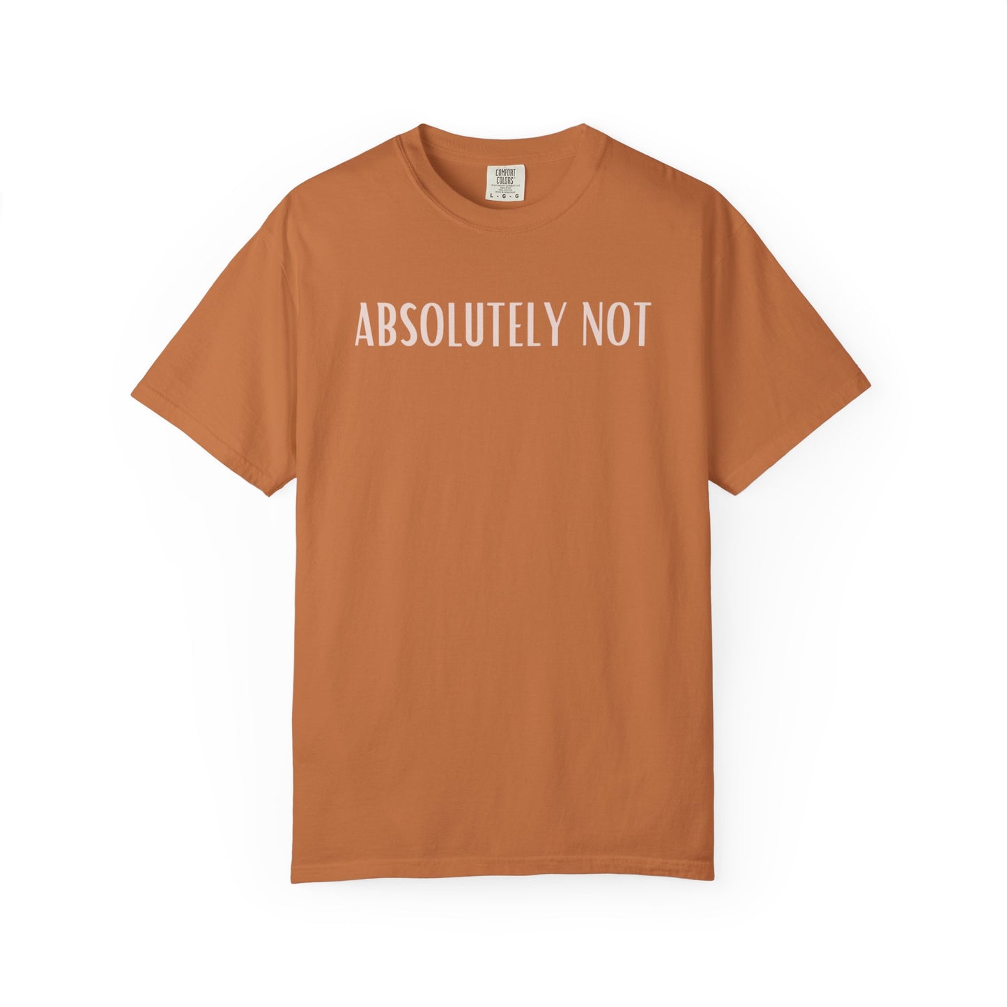 Funny Unisex T-shirt - 'Absolutely Not' Design