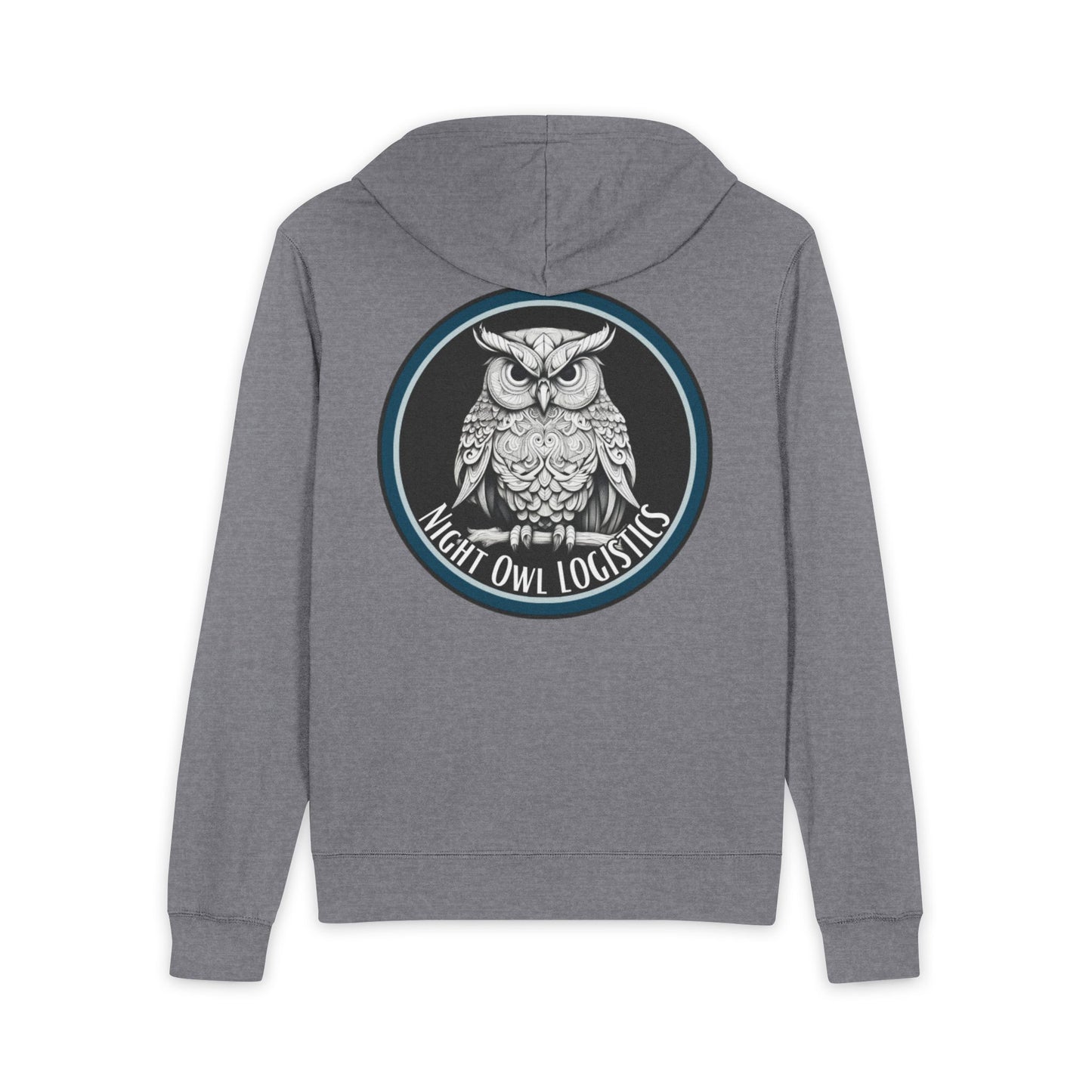 Night Owl Logistics Hoodie - Unisex Full-Zip Sweatshirt