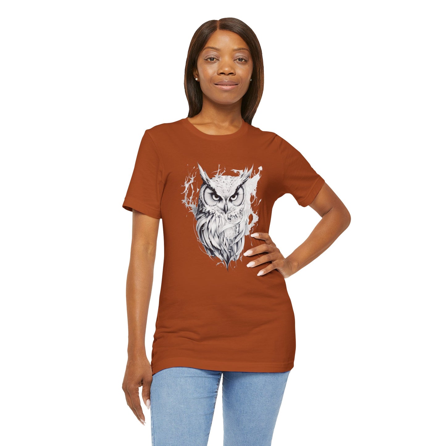 Owl Splash Tee - Unisex Jersey Short Sleeve