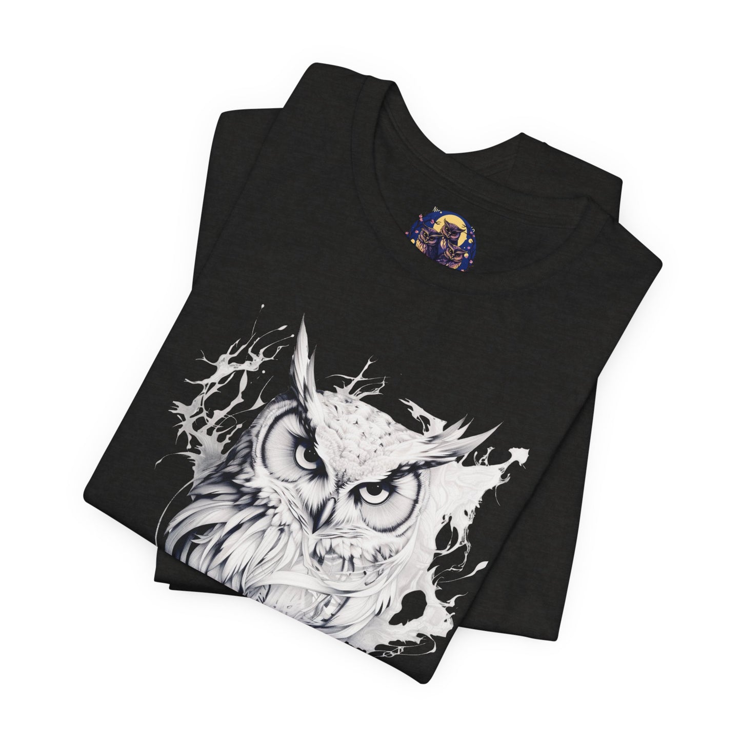 Owl Splash Tee - Unisex Jersey Short Sleeve