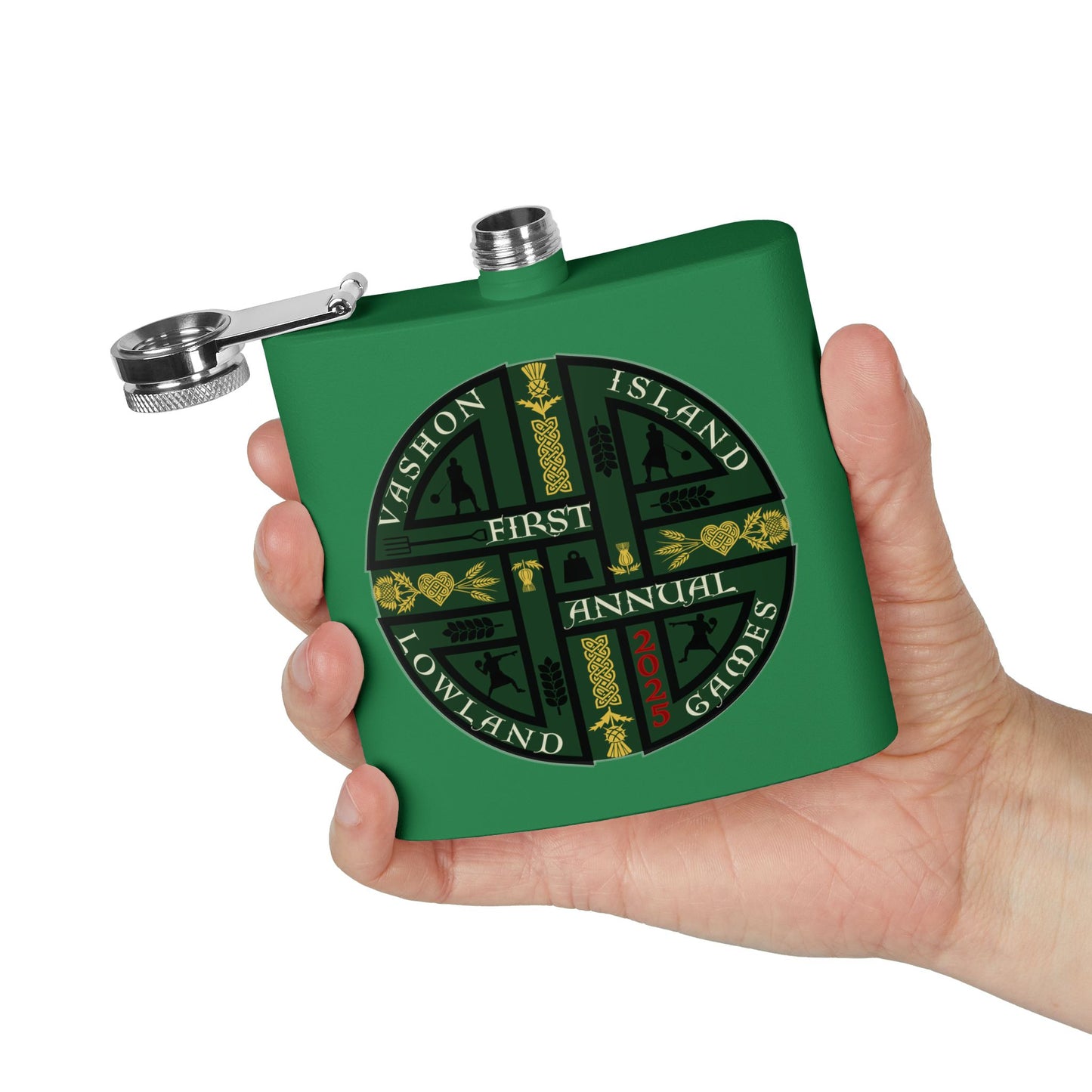 Flask Official Lowland Games Vashon Island Highland Games 2026