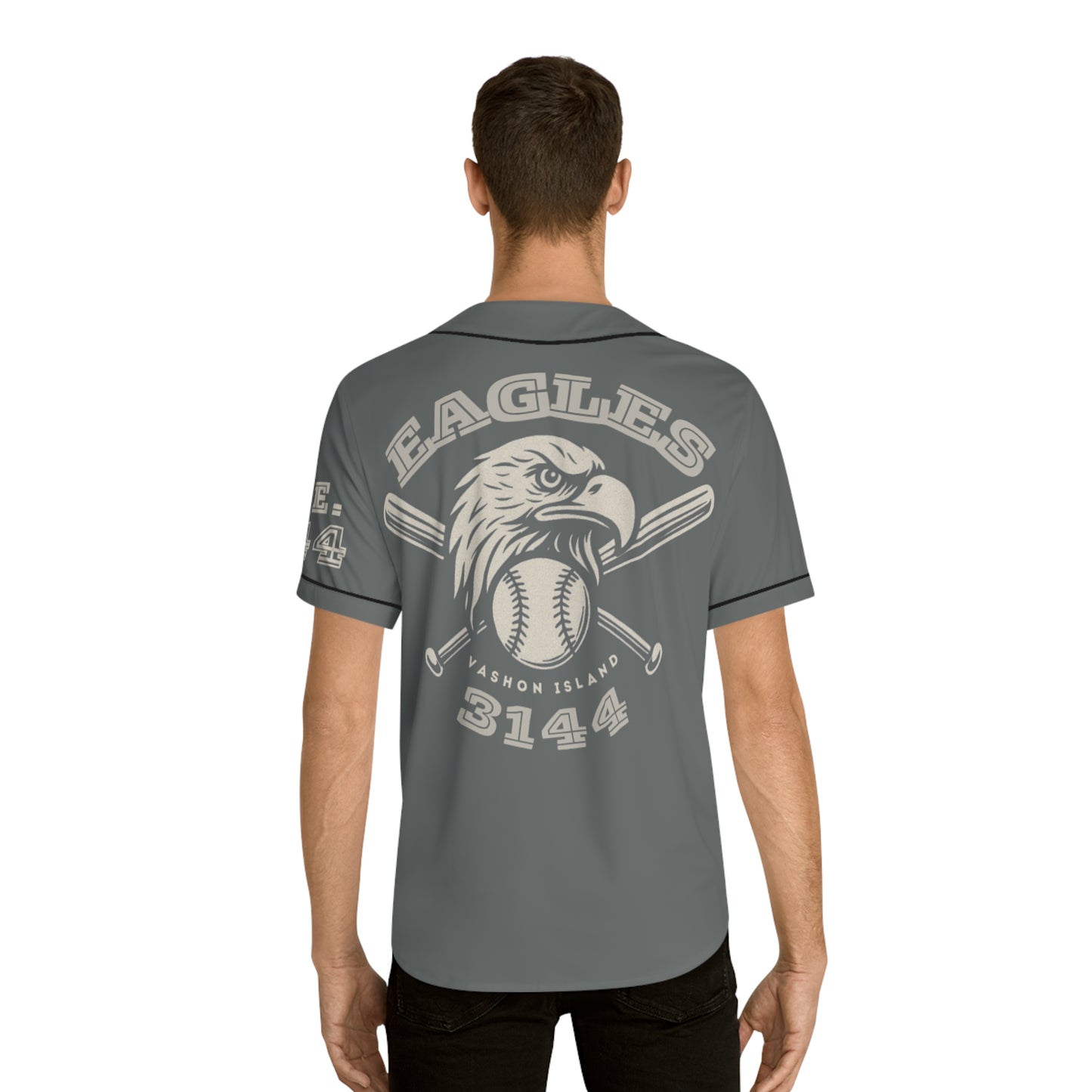 Softball Jersey, Eagles 3144, Team Spirit Apparel, Sports Fan Gear, Summer Outfits, Game Day Clothing, Perfect for Sports Events