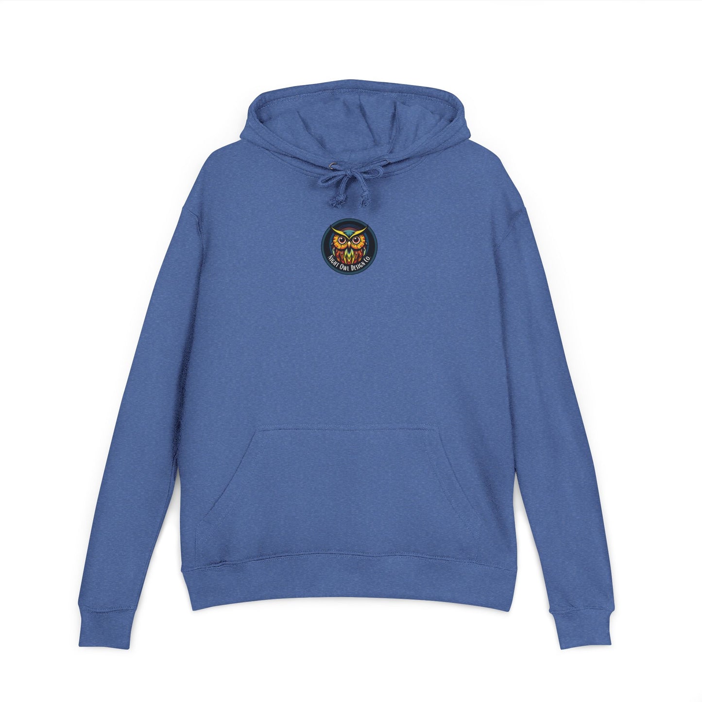 Colorful Owl Hoodie - Night Owl Design Co Original Logo Unisex French Terry