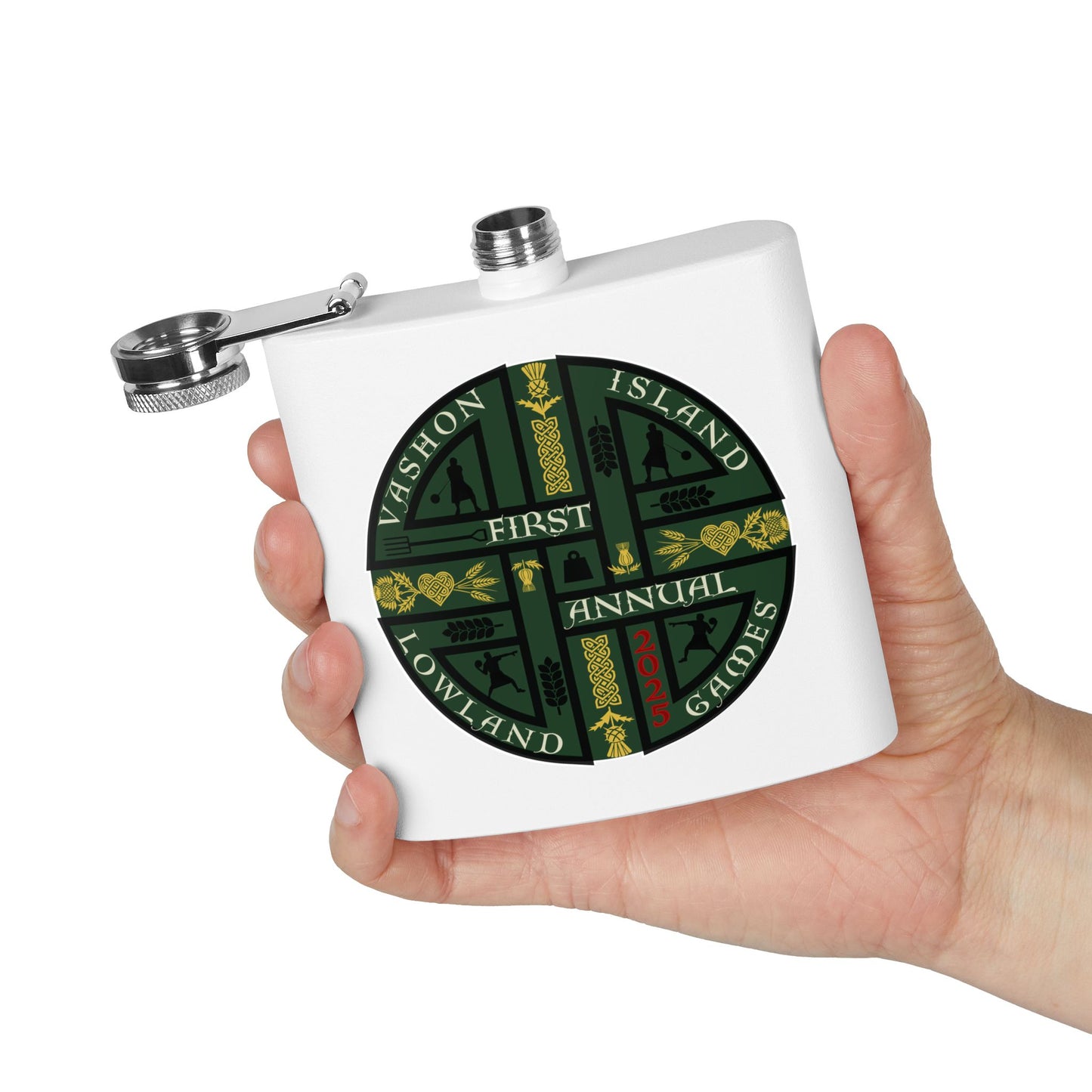 Flask Official Lowland Games Vashon Island Highland Games 2026