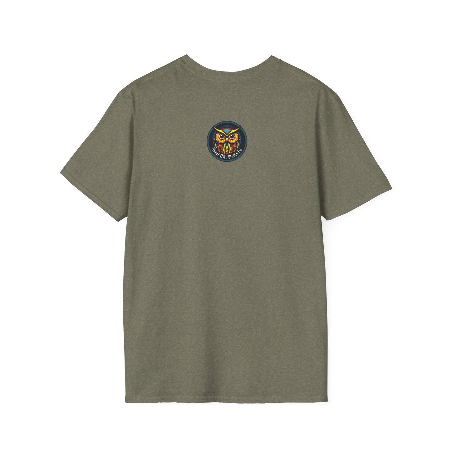 Bolts Owl logo Unisex T-Shirt - Night Owl Design Co Brand