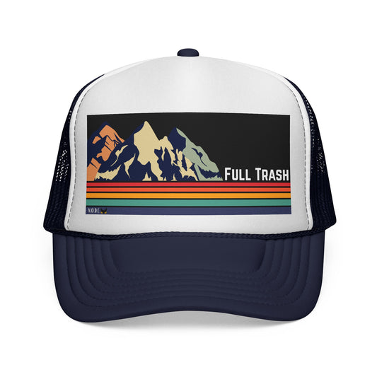 "Full Trash" Trucker Cap — Funny Graphic Trucker Hat