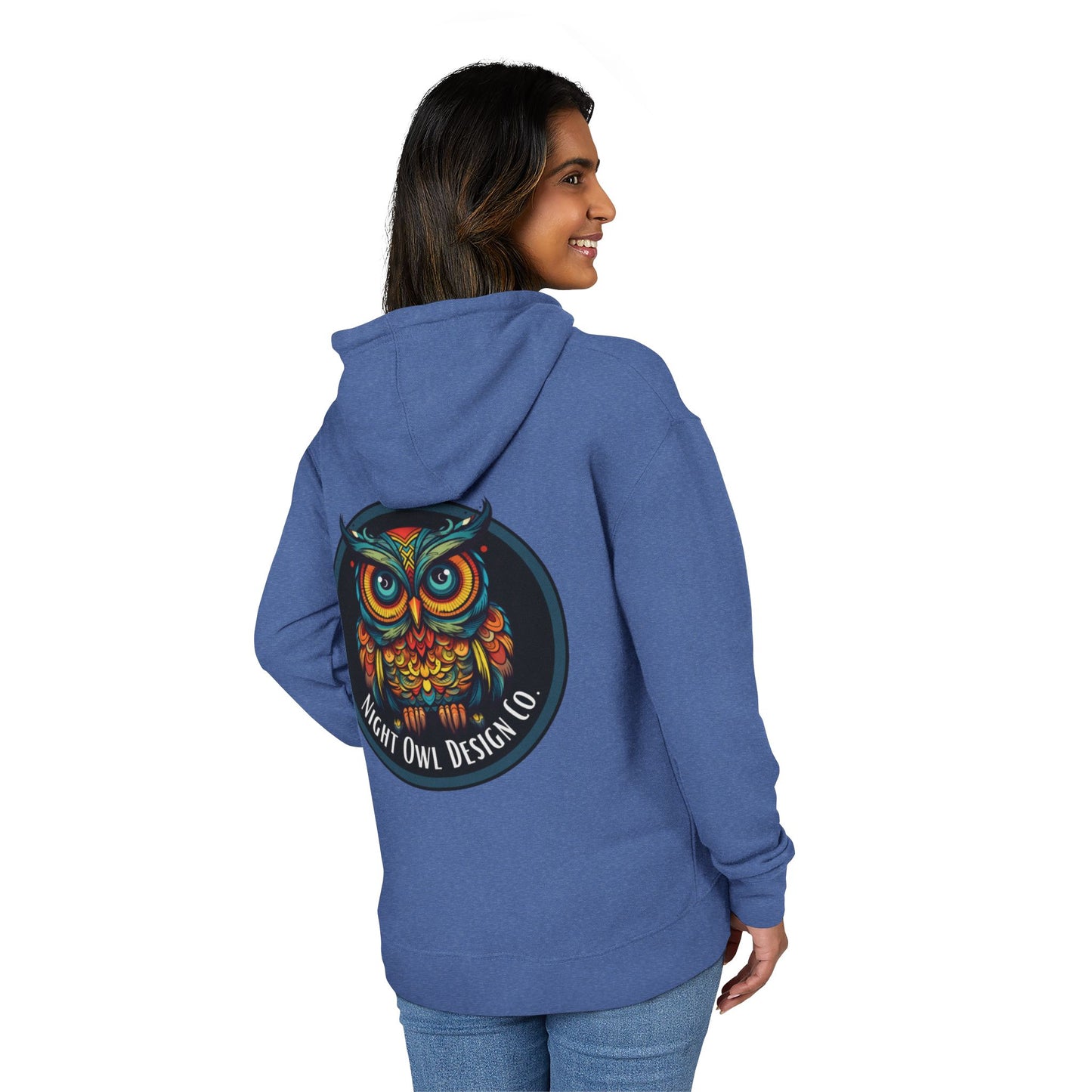 Night Owl Design Co Logo Unisex French Terry