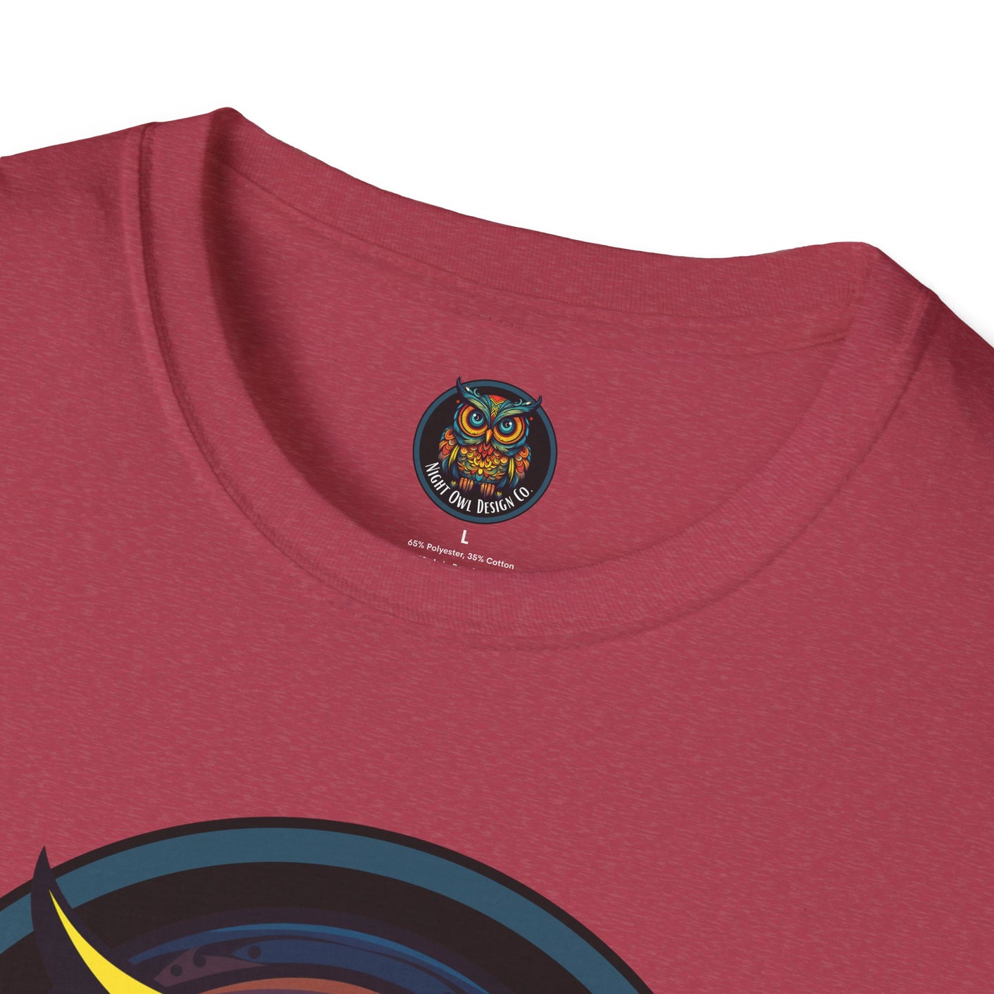 Bolts Owl logo Unisex T-Shirt - Night Owl Design Co Brand