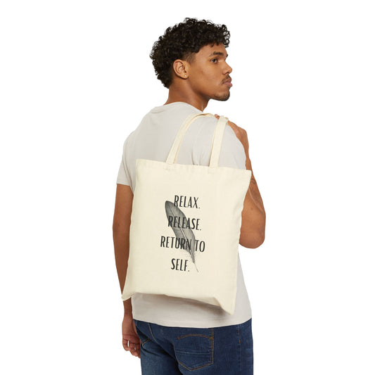 Mindfulness Cotton Canvas Tote Bag