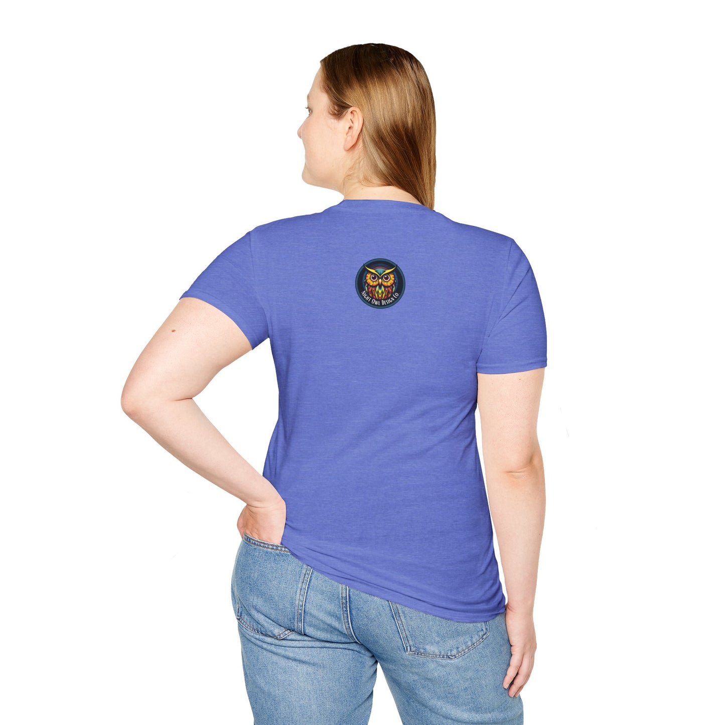 Bolts Owl logo Unisex T-Shirt - Night Owl Design Co Brand