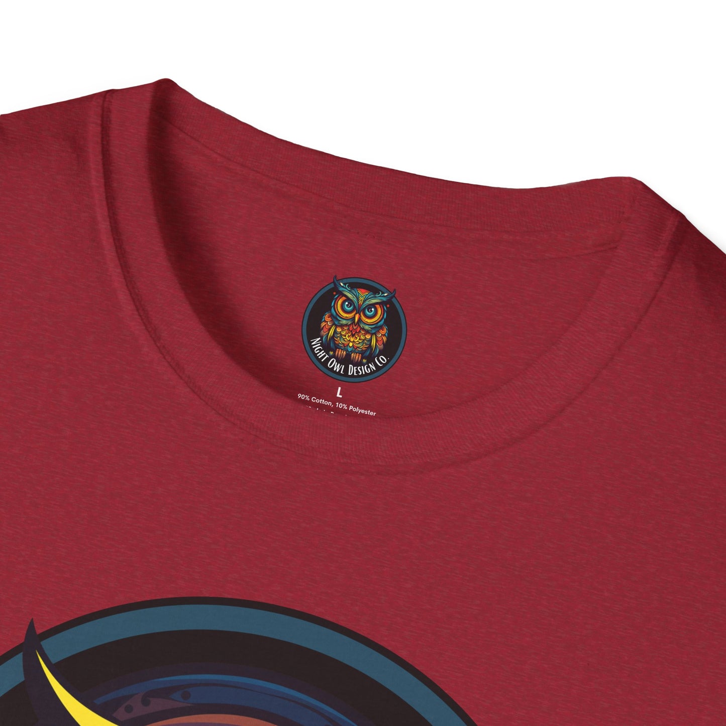 Bolts Owl logo Unisex T-Shirt - Night Owl Design Co Brand