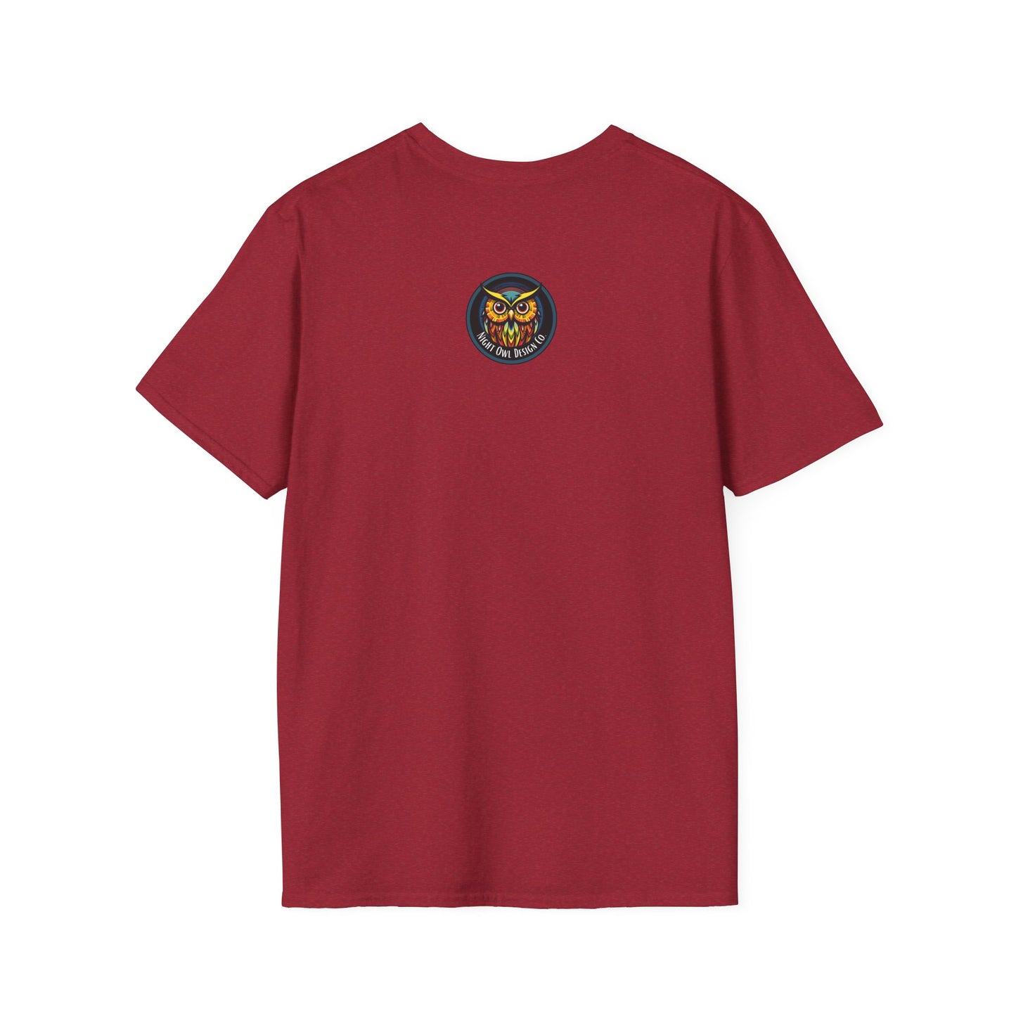 Bolts Owl logo Unisex T-Shirt - Night Owl Design Co Brand