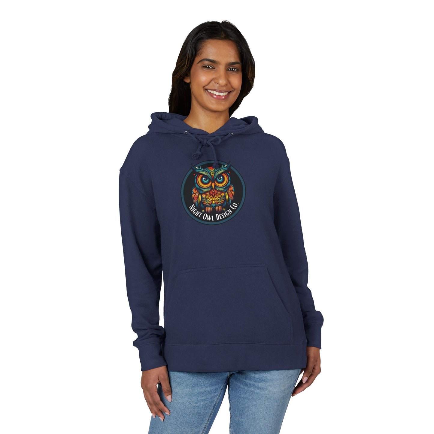 Night Owl Design Co Logo Unisex French Terry