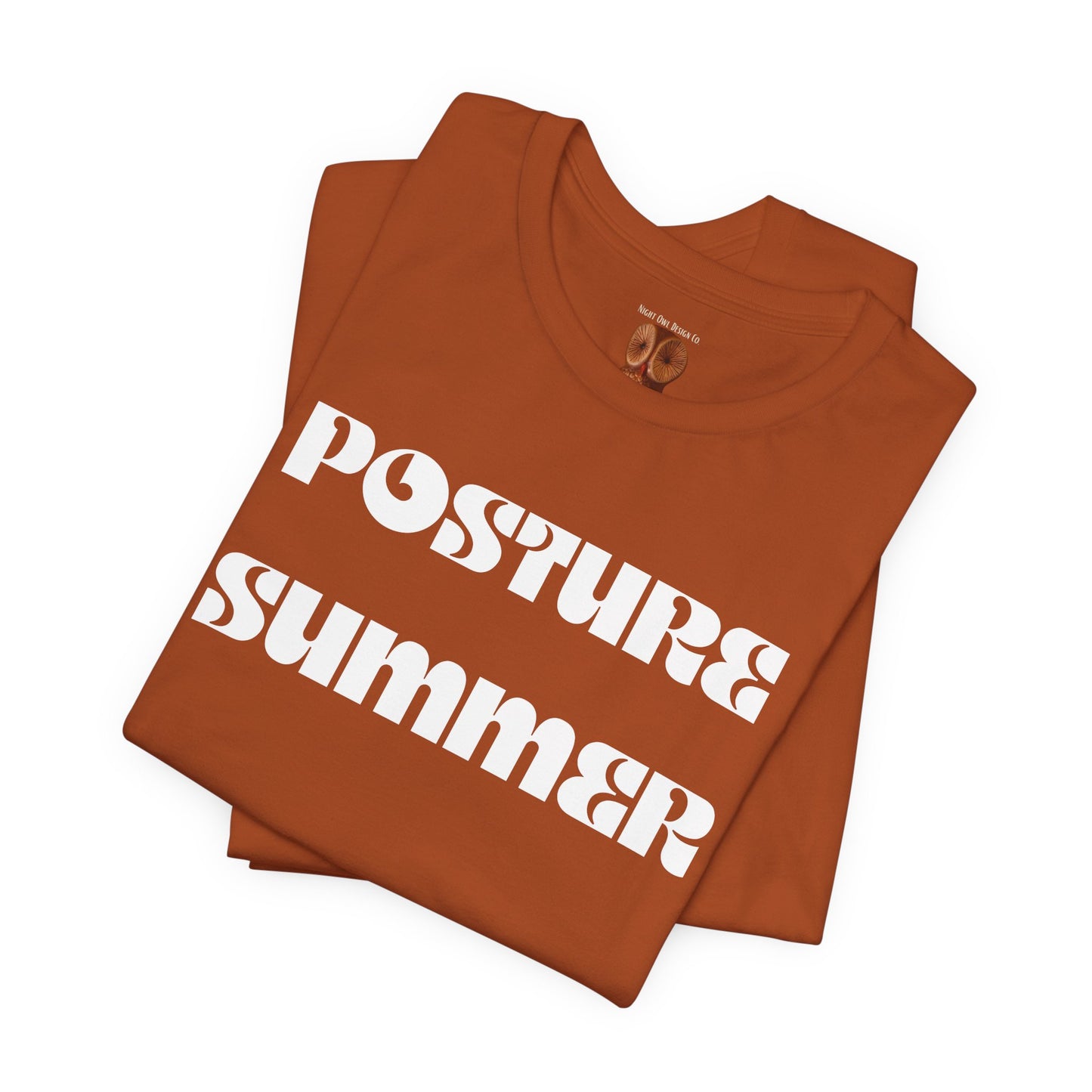 "Posture Summer" Funny Quote Tee - Unisex Jersey Short Sleeve