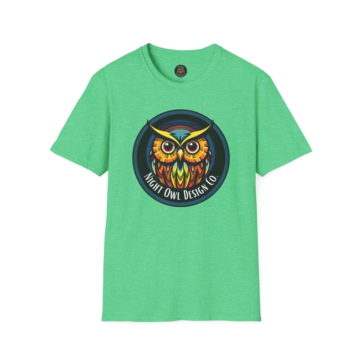 Bolts Owl logo Unisex T-Shirt - Night Owl Design Co Brand