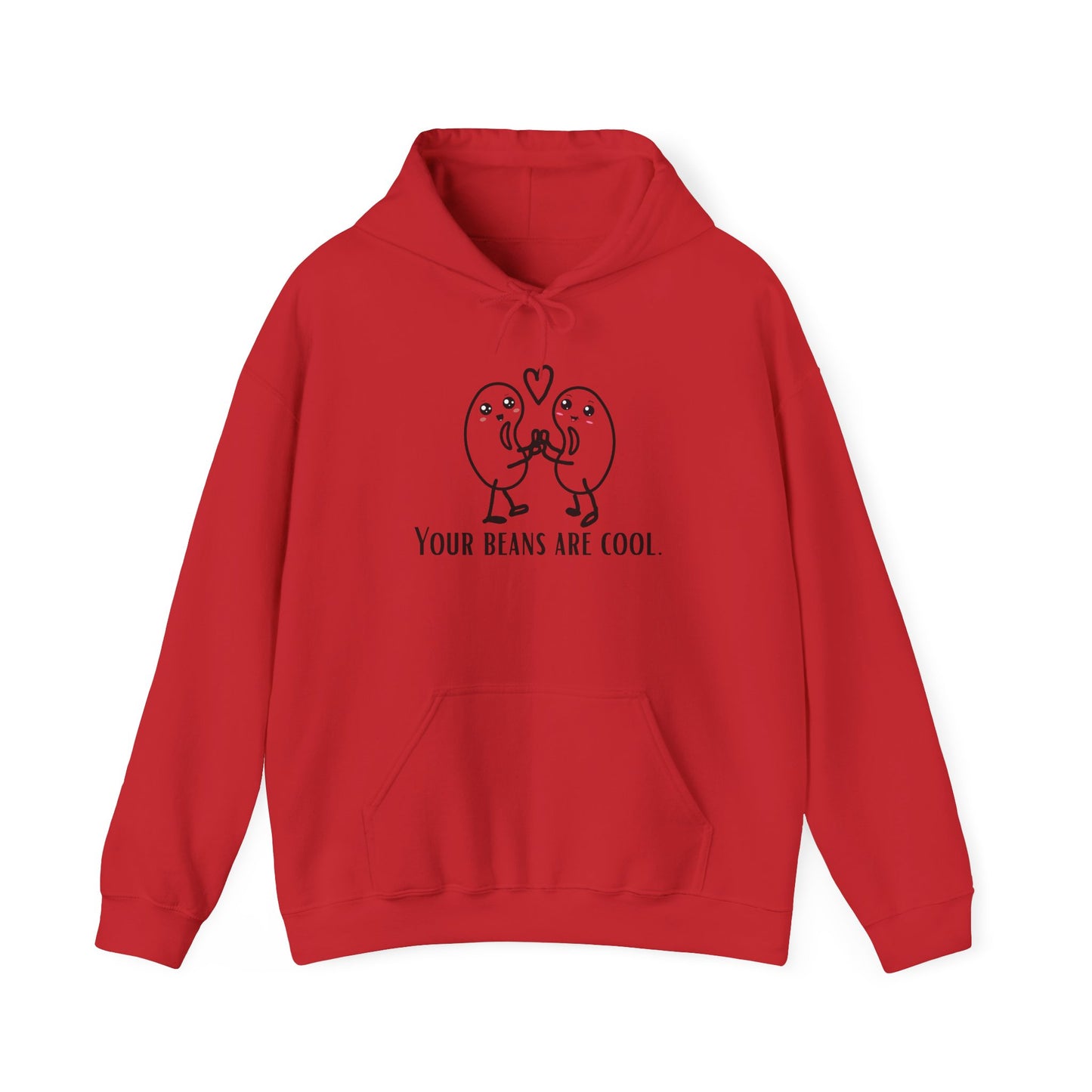 Hoodie — "Your Beans Are Cool" Cute Cartoon Bean Friends Pullover