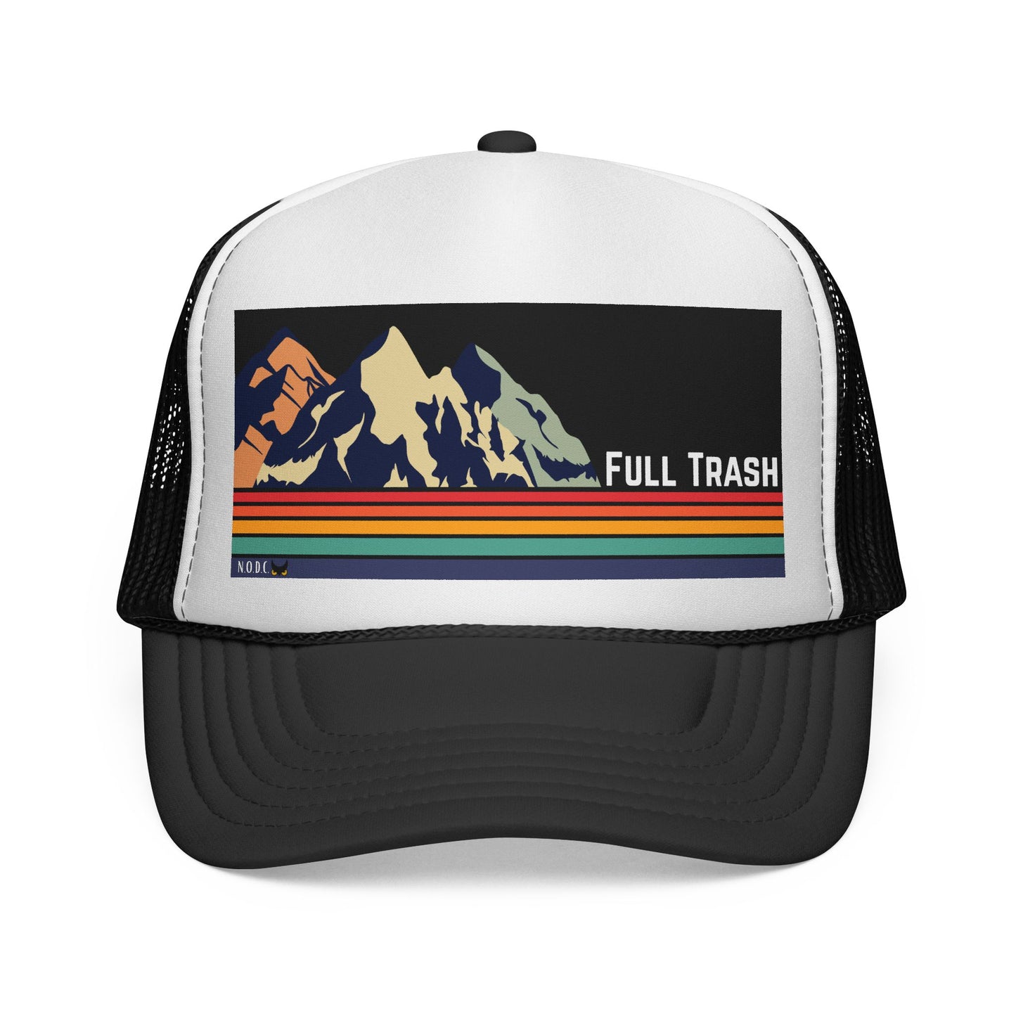 "Full Trash" Trucker Cap — Funny Graphic Trucker Hat