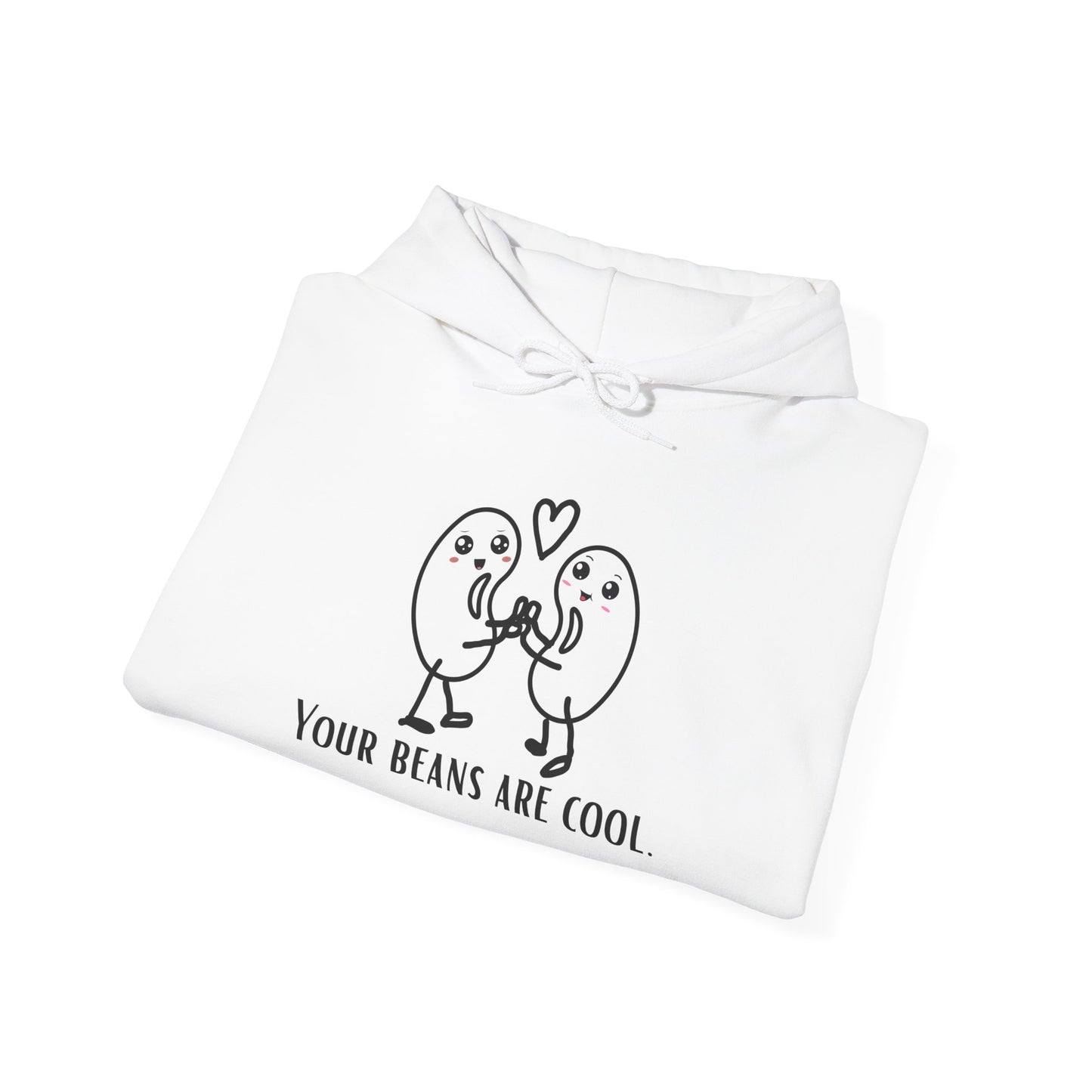 Hoodie — "Your Beans Are Cool" Cute Cartoon Bean Friends Pullover