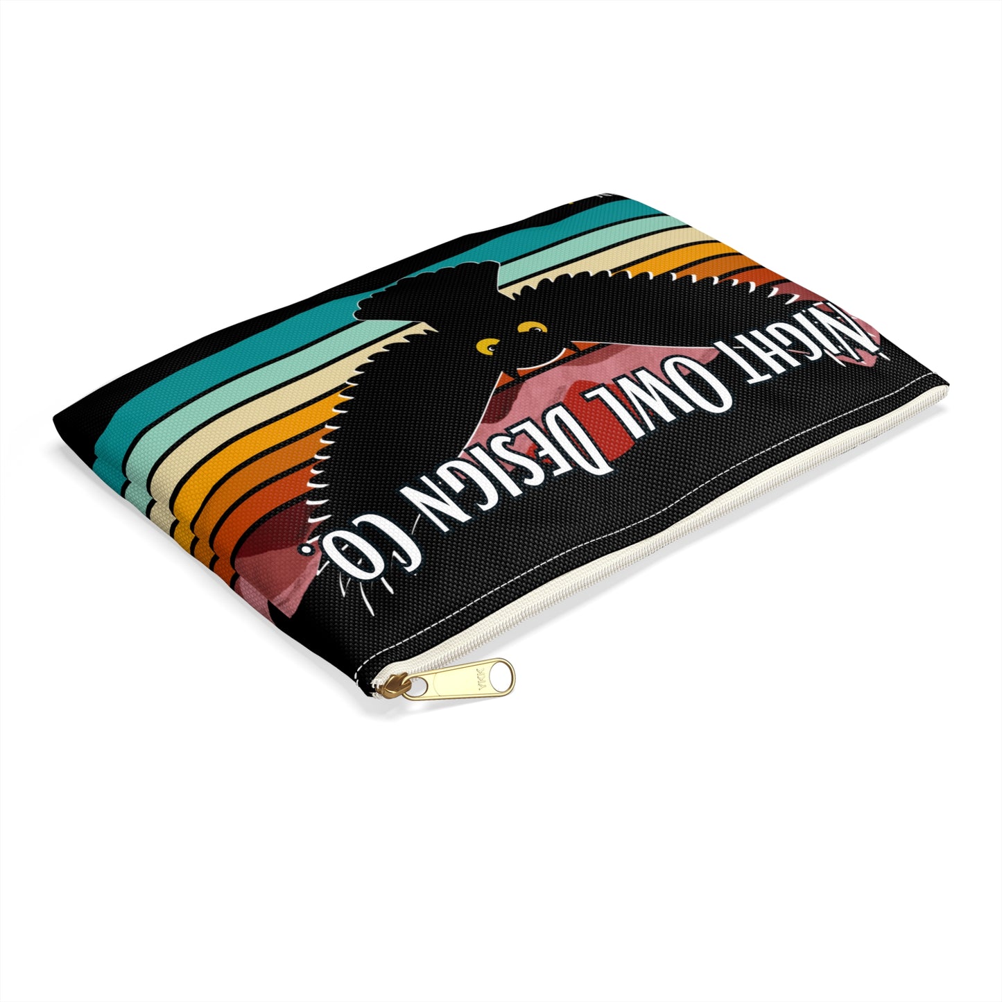 Sunset Owl Accessory Pouch