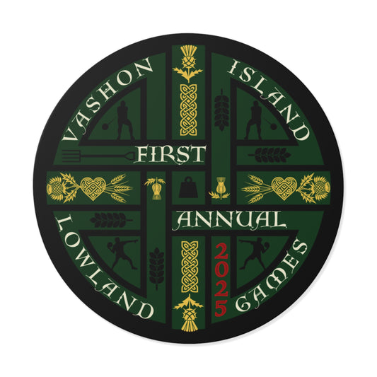 Vinyl Stickers | Vashon Island Lowland Games 2025