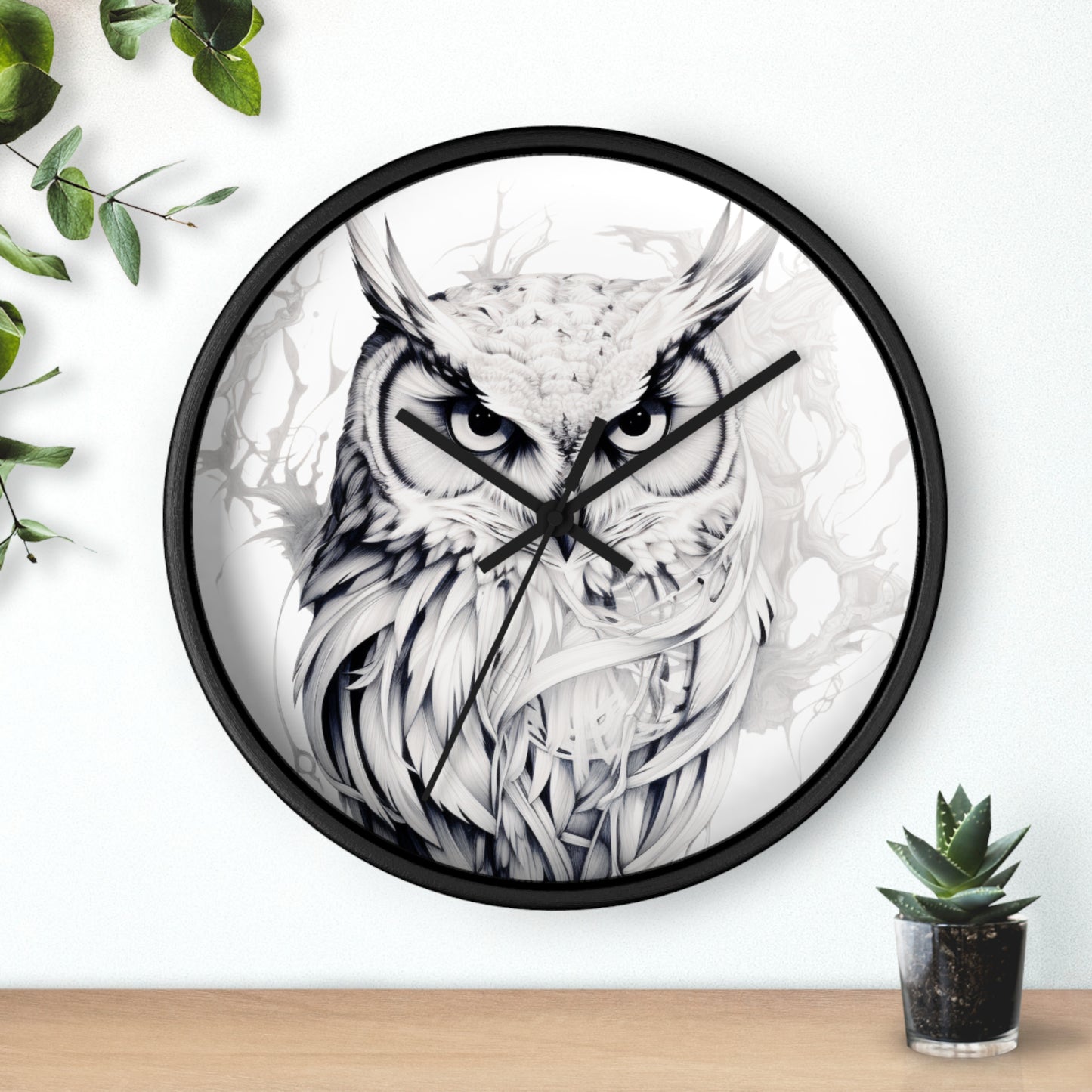 10" Owl Splash Wall Clock